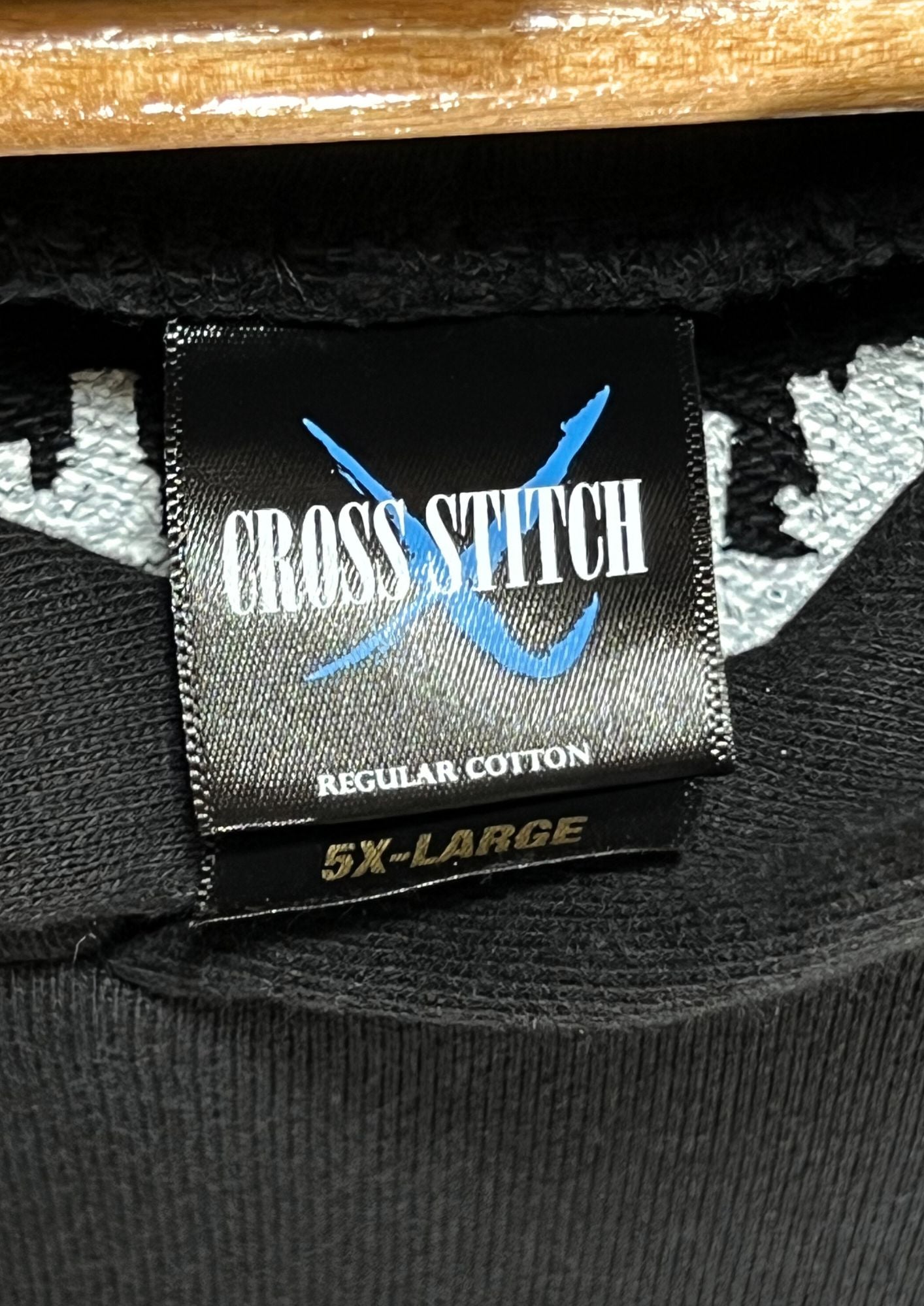 ASSFORT x Suehiro Maruo x CROSS STITCH 'Free Punk Customize Kit' Japanese Band Zip Hoodie (2XL)