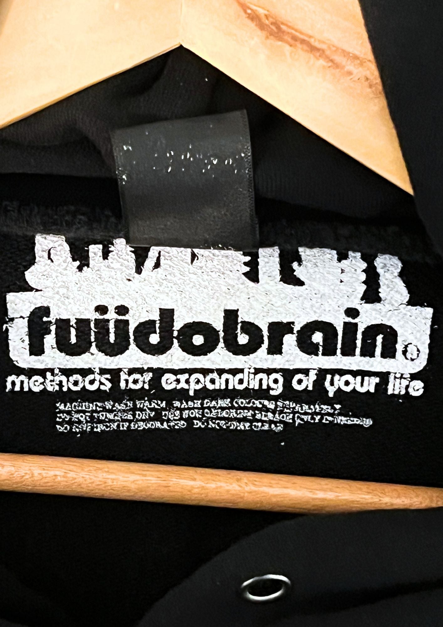 ASSFORT x Suehiro Maruo x CROSS STITCH 'Free Punk Customize Kit' Japanese Band Zip Hoodie (2XL)