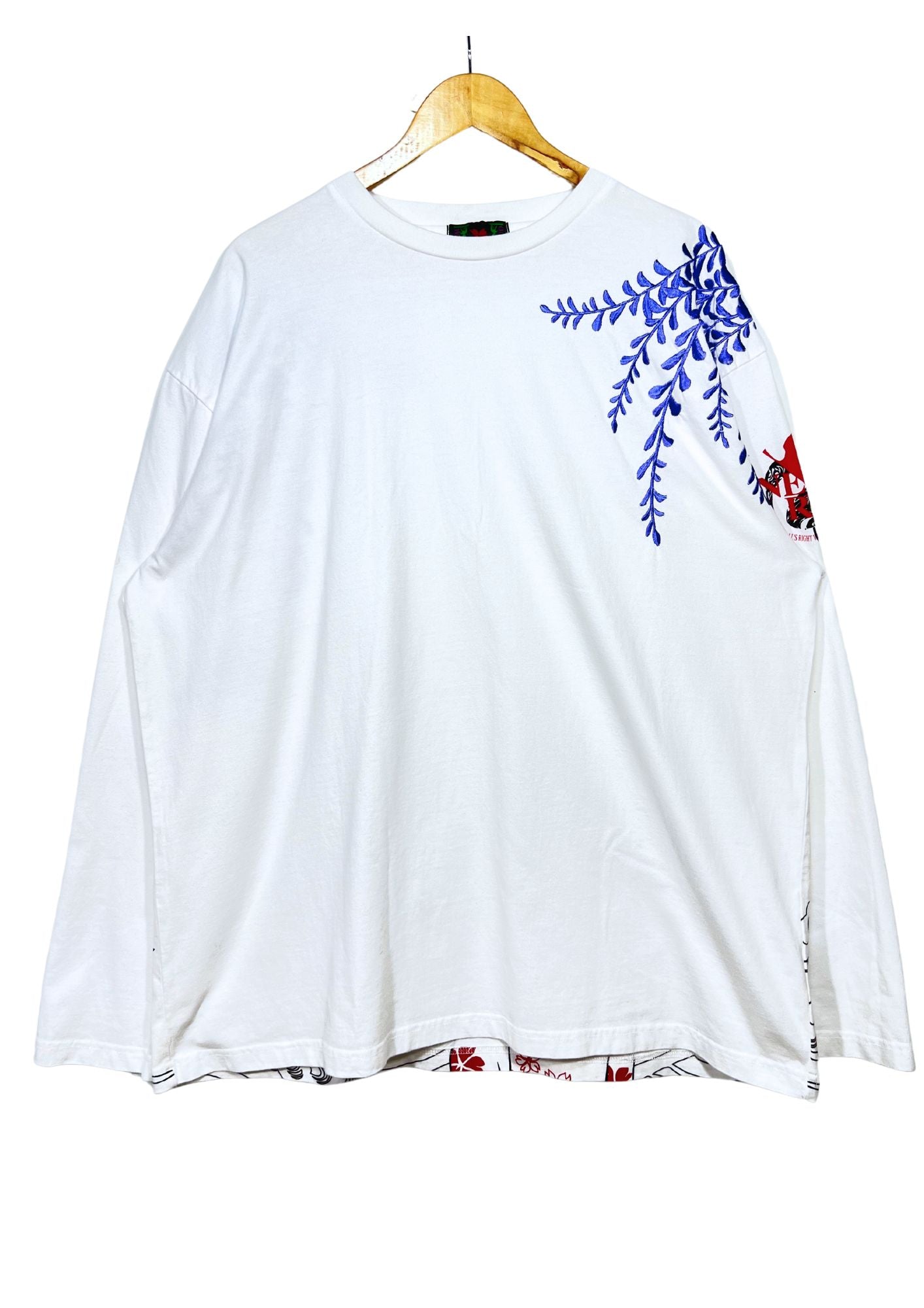 2010s Neon Genesis Evangelion x NISHIKI 'Rei' Embroidered L/S Shirts (3XL)