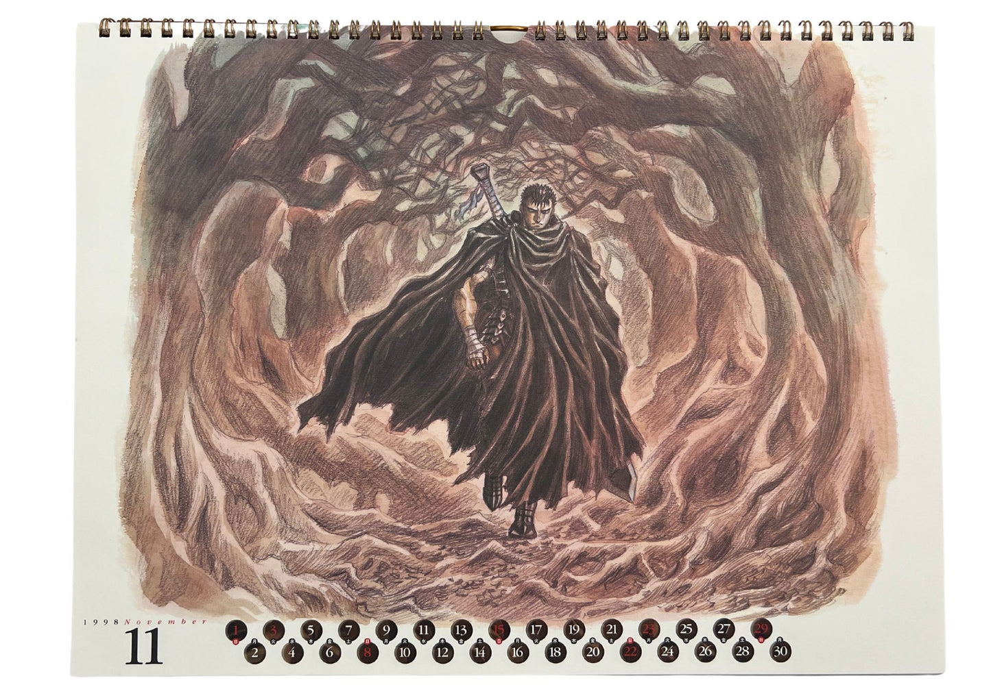 Berserk 1998 Calendar Kentaro Miura