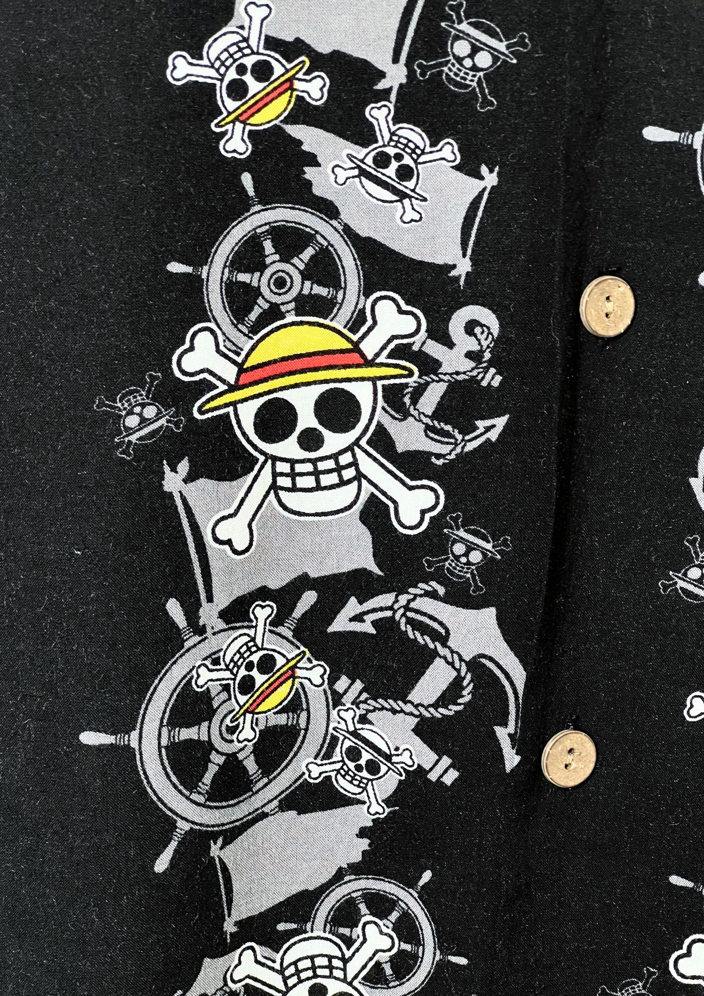 2010 One Piece x Schick Lottery Prize 1000 Limited S/S Button Up Shirts