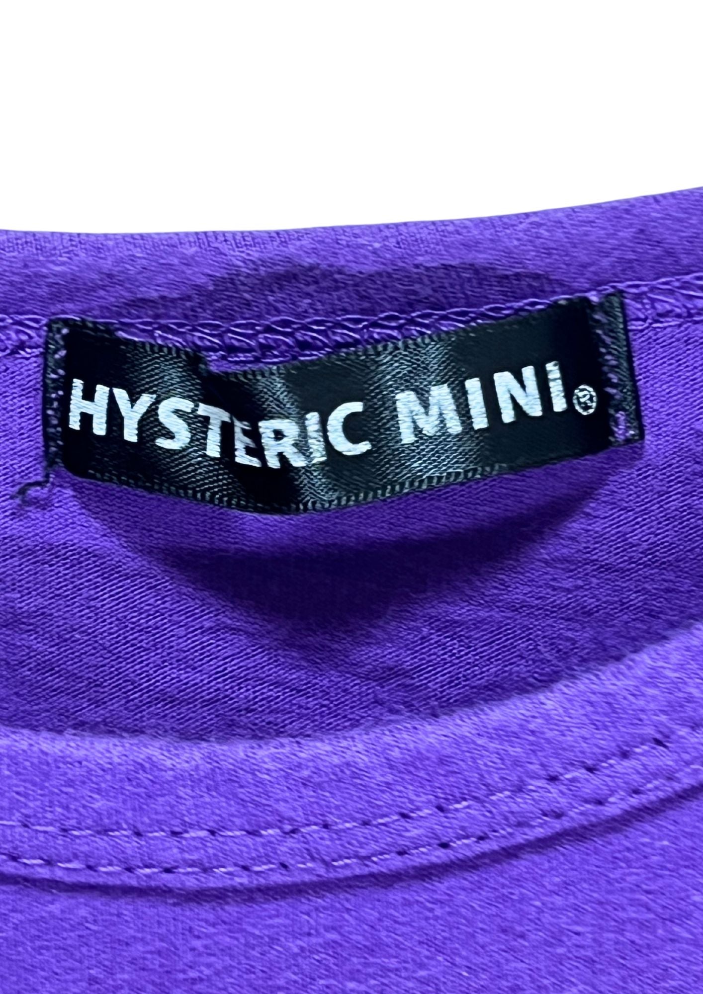 Y2K HYSTERIC MINI by HYSTERIC GLAMOUR 'Remember This Forever' Baby Tee (Ladies XS)