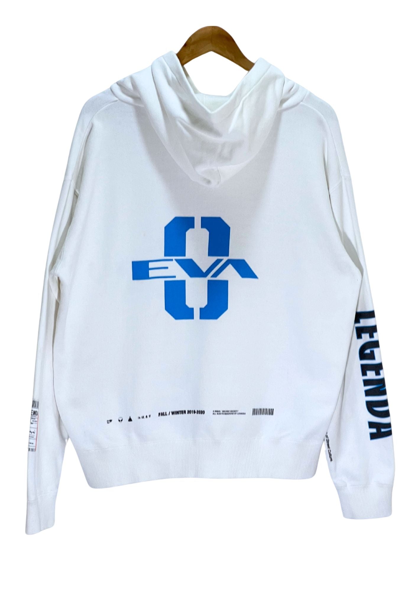 2019 Neon Genesis Evangelion x LEGENDA TOKYO 'Rei' Hoodie (S Oversize)