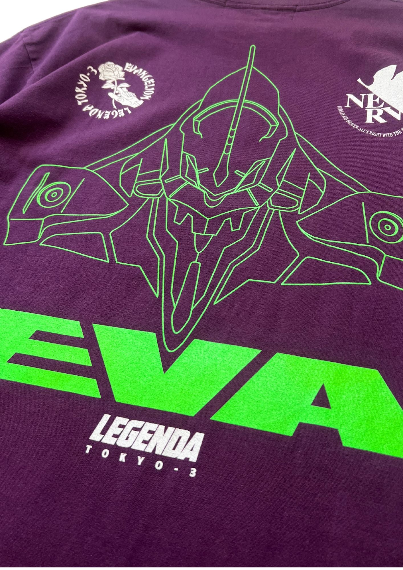 2019 Neon Genesis Evangelion x LEGENDA 'Tokyo-3' T-shirt (L)