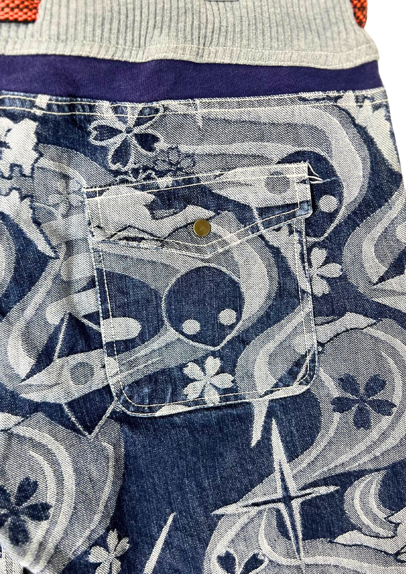 2010s Neon Genesis Evangelion x Nishiki Unit-01 Denim Half Pants