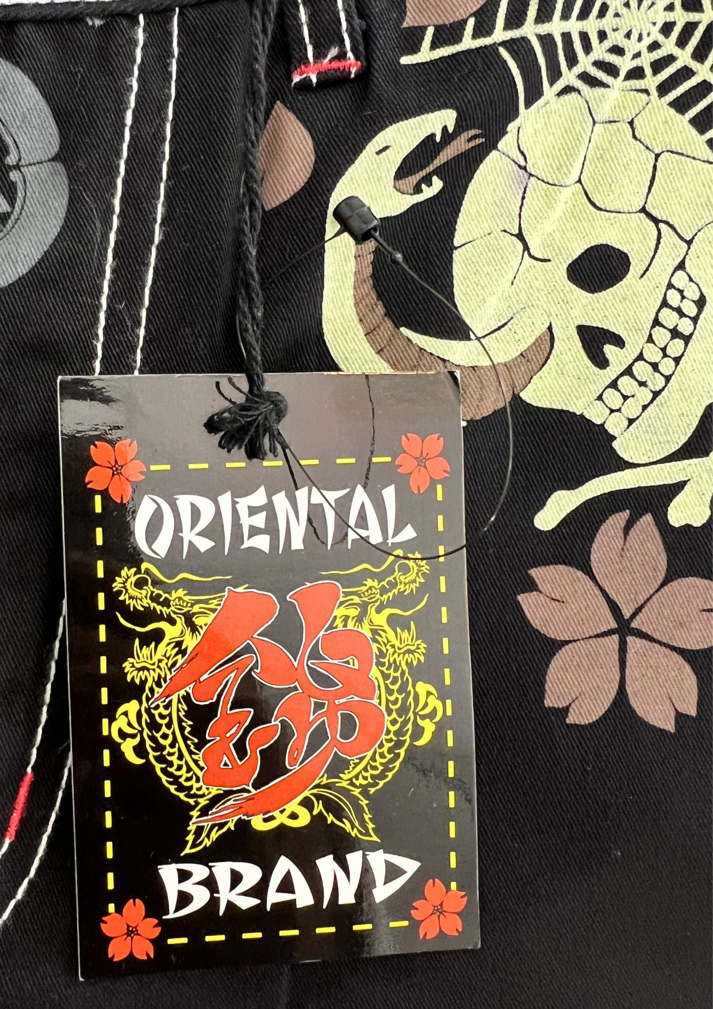2010s Nishiki Japanese Skull Snake Short Pants