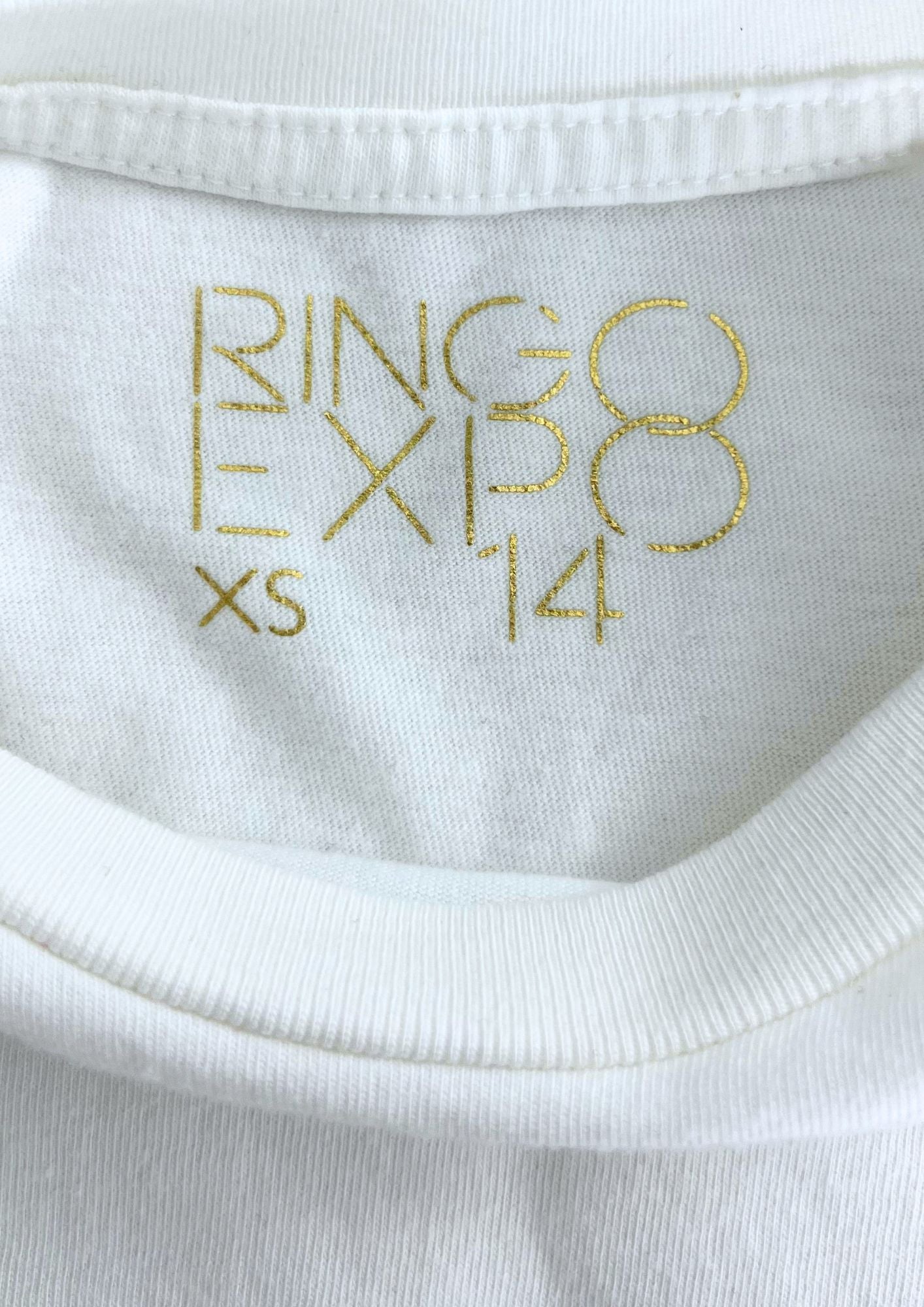 2014 SHEENA RINGO Ringo Expo 'Electric Guitar Counterattack' Japanese Band Embroidered T-shirt
