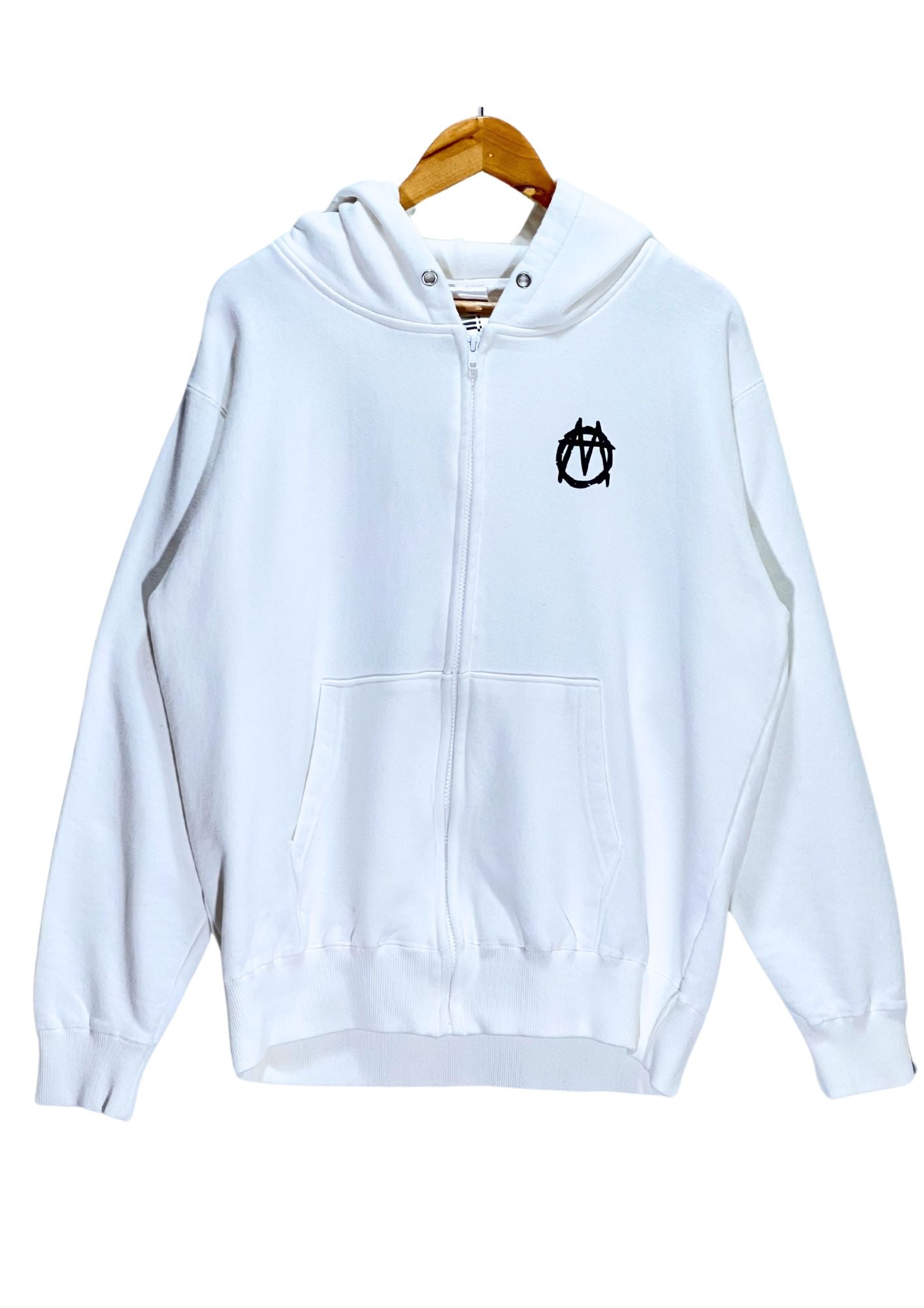 2010s Miku Hatsune x Piit 'God Save the Mikueen' Zip Up Hoodie (M)