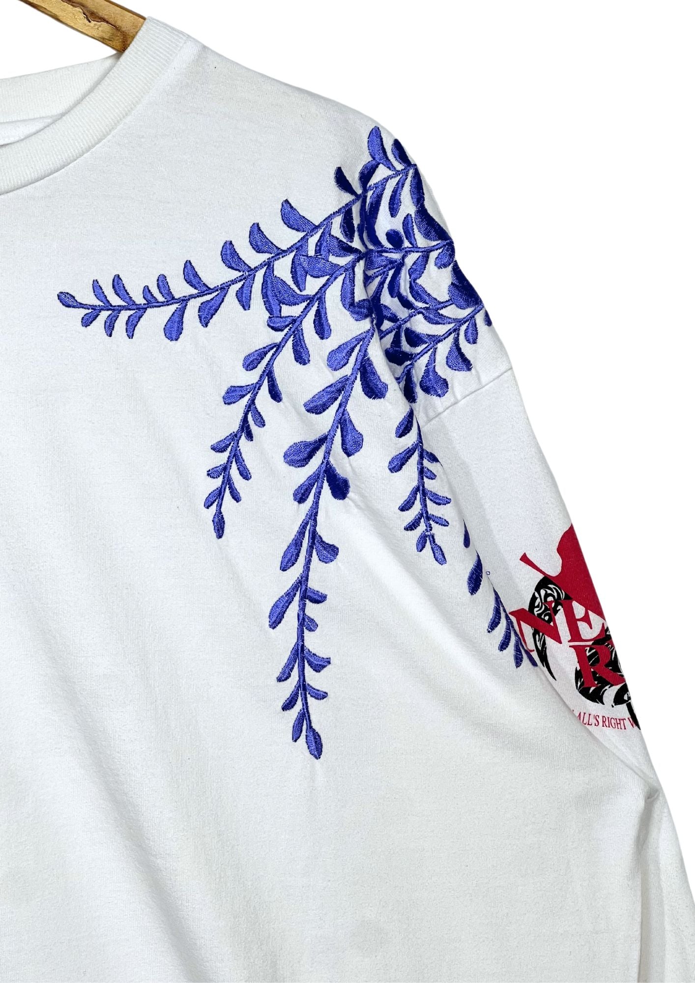 2010s Neon Genesis Evangelion x NISHIKI 'Rei' Embroidered L/S Shirts (3XL)