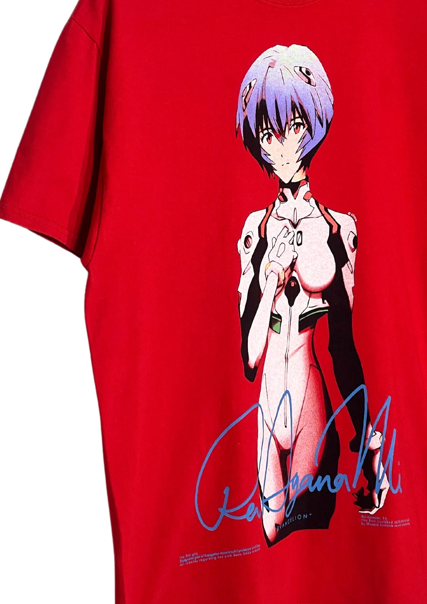 2020 Neon Genesis Evangelion x FLAGSTUFF Rei Ayanami T-shirt