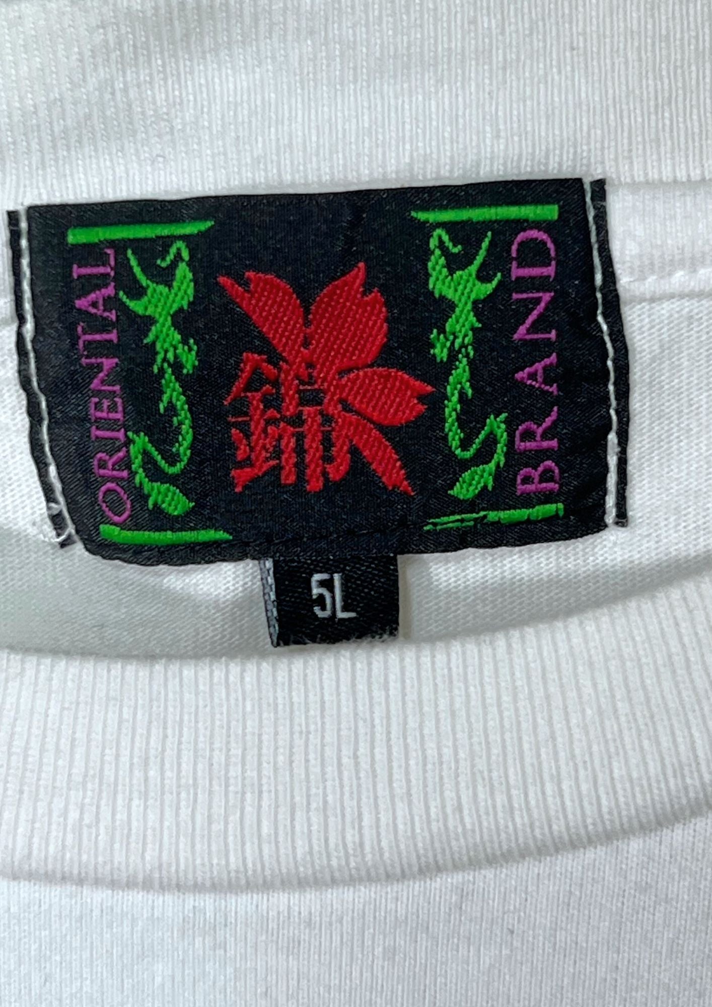 2010s Neon Genesis Evangelion x NISHIKI 'Rei' Embroidered L/S Shirts (3XL)