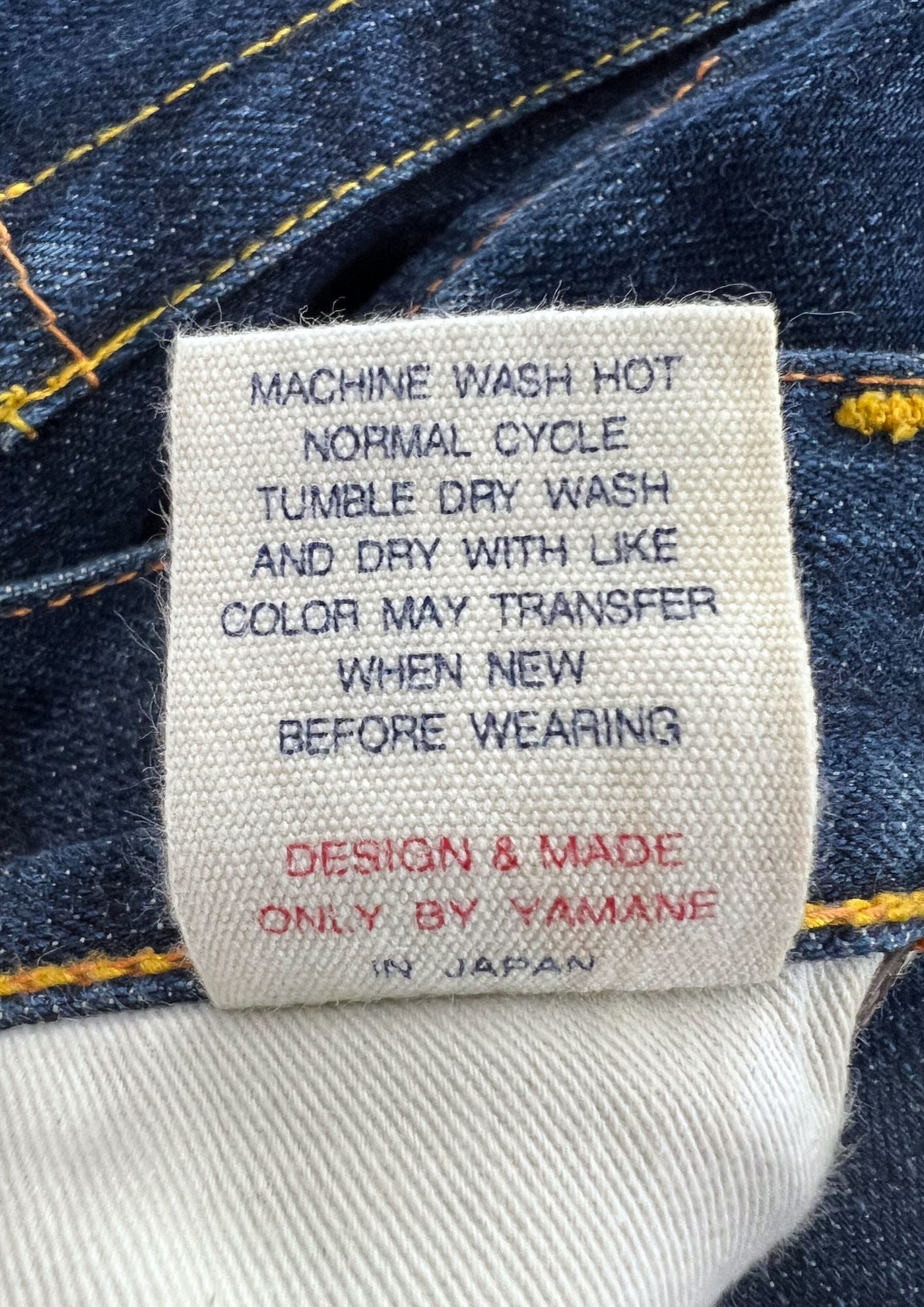 Evisu No.3 LOT 2001 Seagull Paint Denim Shorts