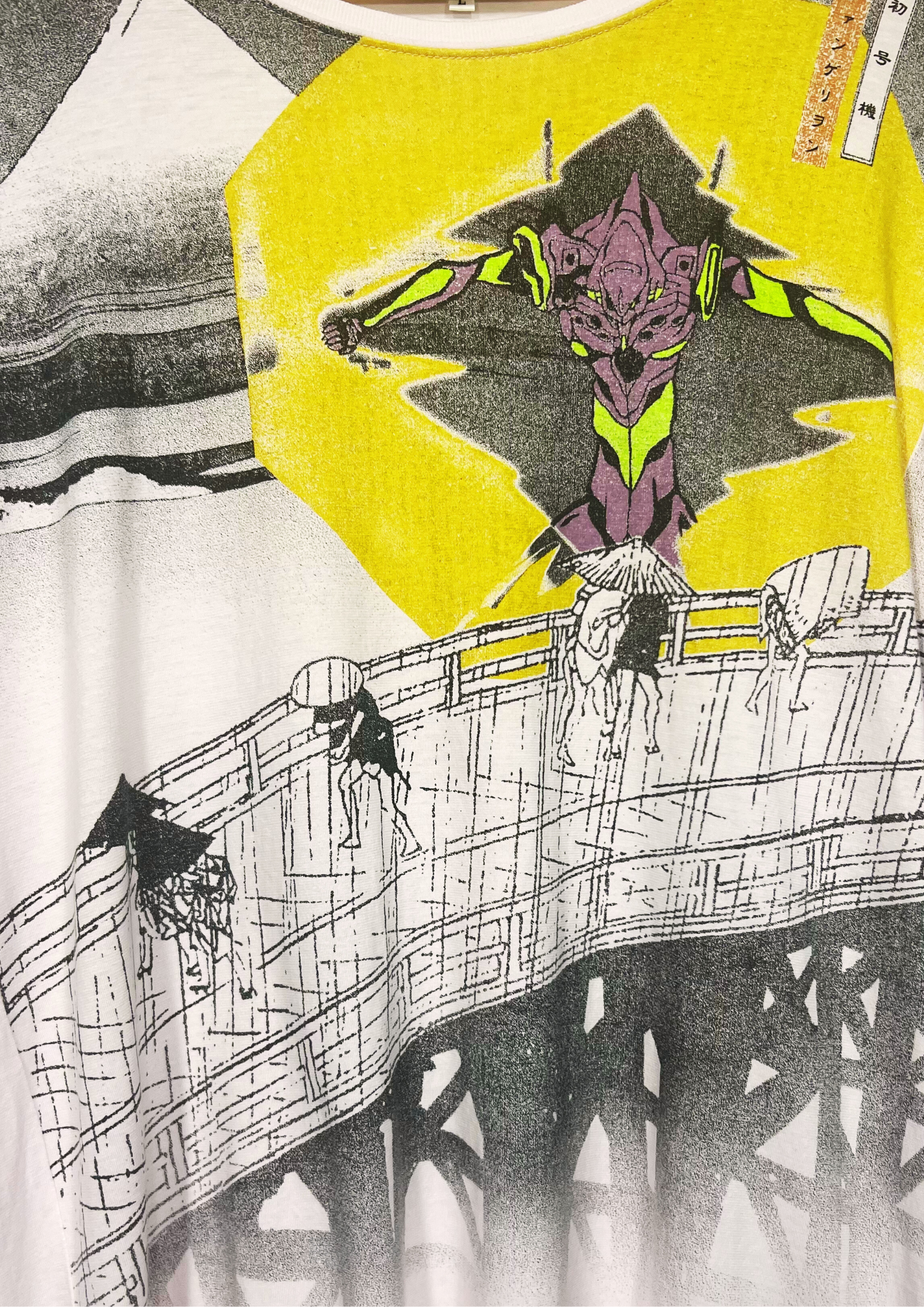 Neon Genesis Evangelion x TK Mixpiece Eva 01 Ukiyo-e Long Sleeve Shirt