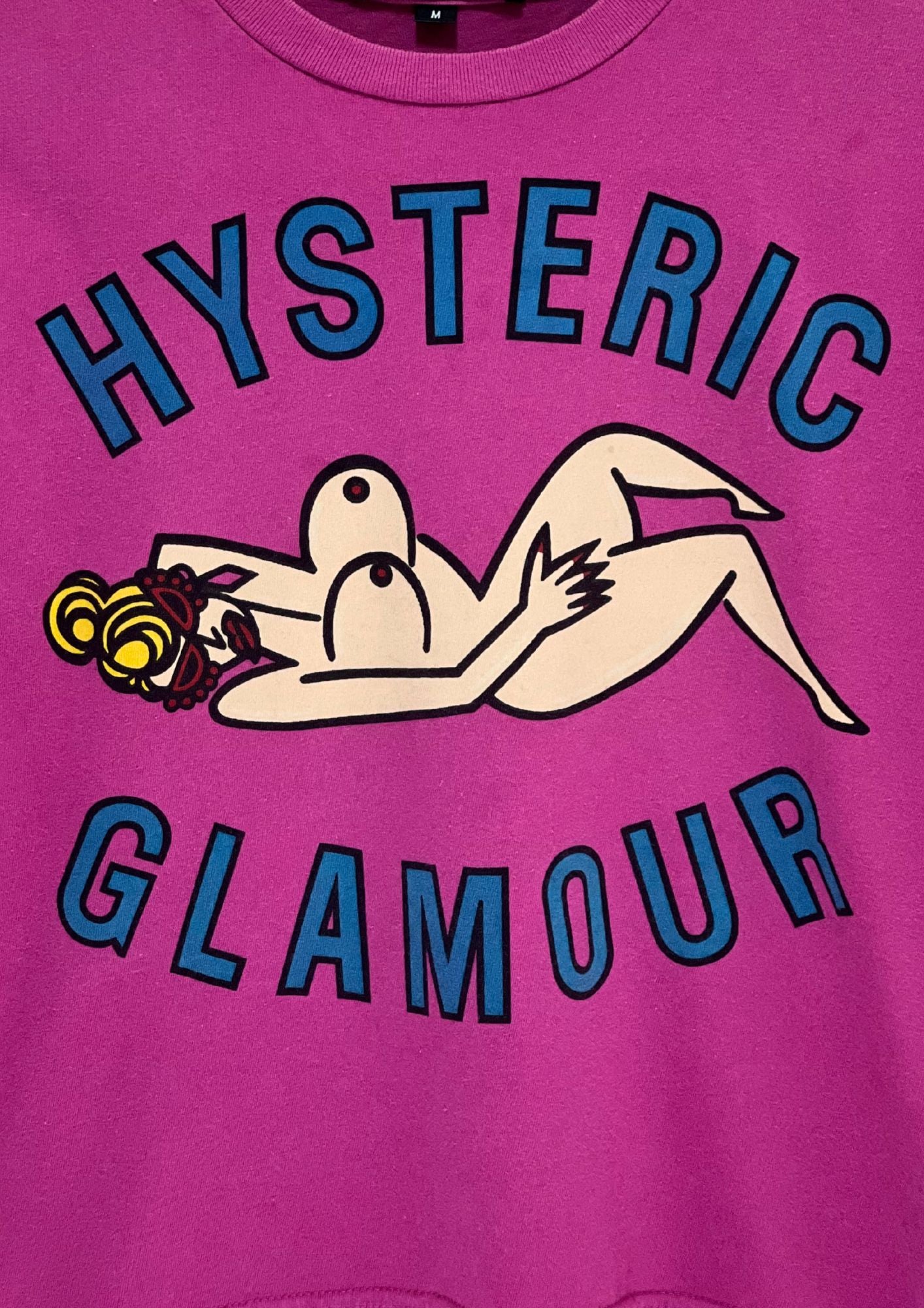 2000s HYSTERIC GLAMOUR JOEY HYSTERIC 'Nude Mum’ Baby Tee