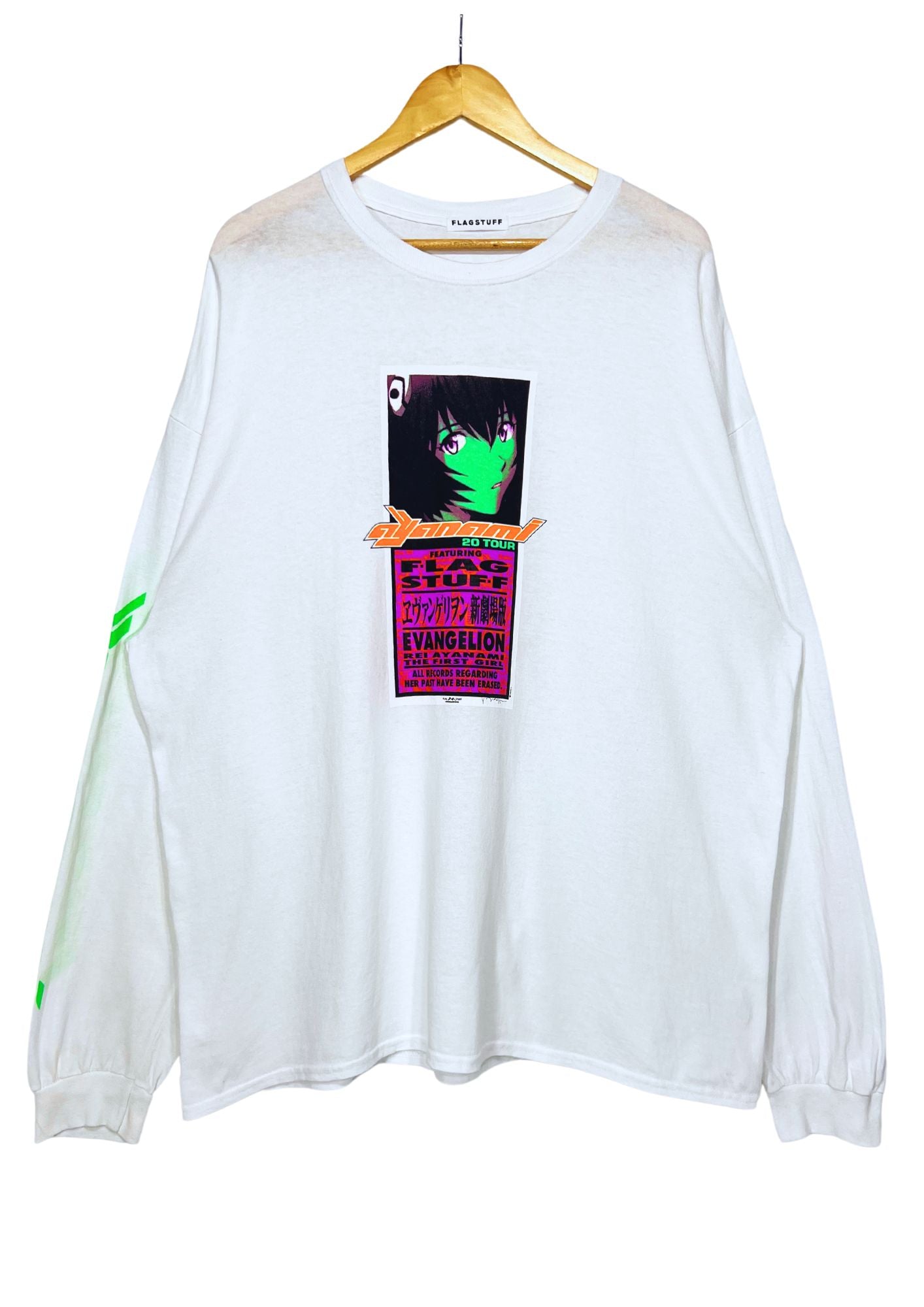 2020 Neon Genesis Evangelion x Flagstuff Rei Ayanami L/S Shirts