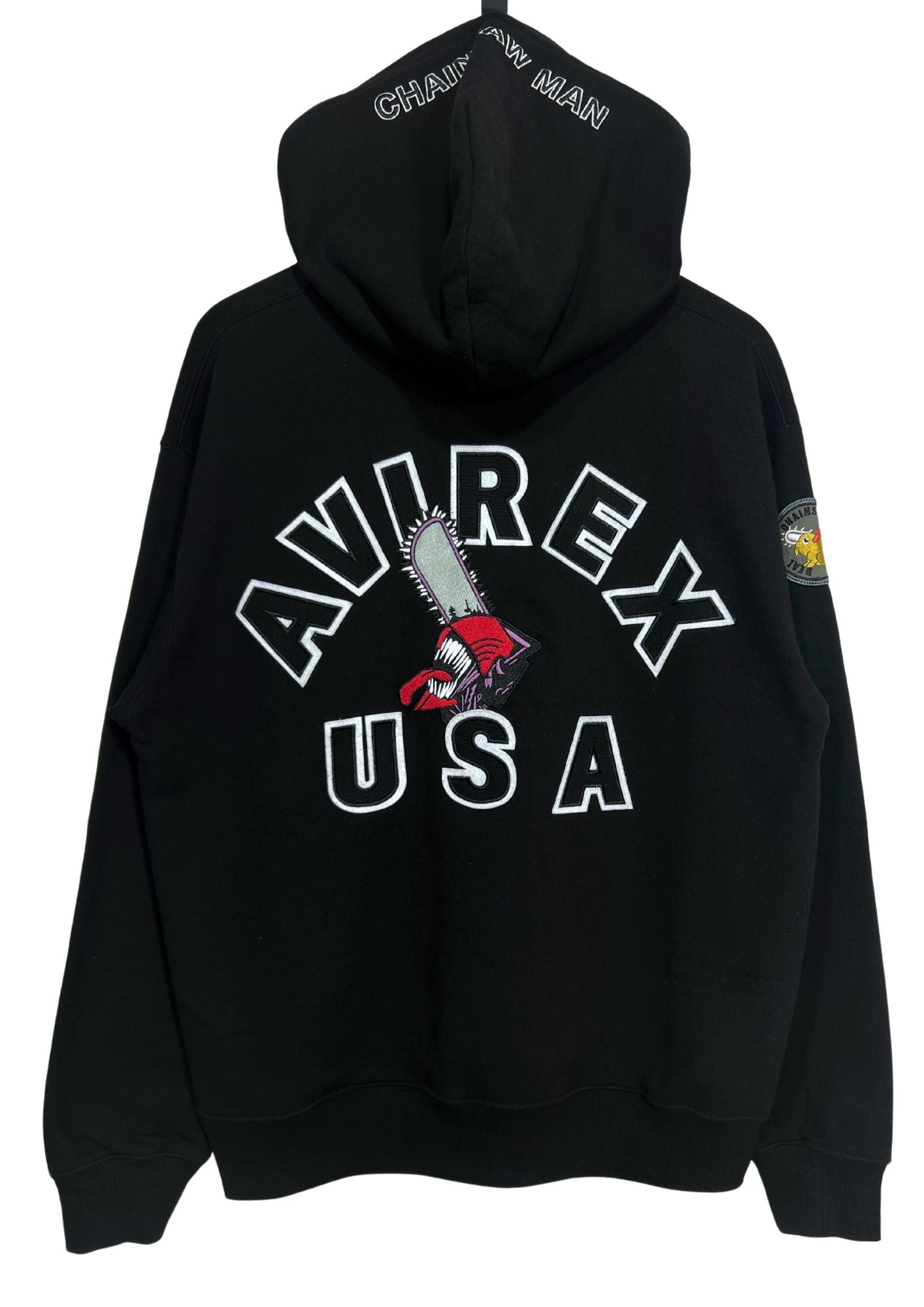2022 Chainsaw Man x AVIREX Patch Hoodie