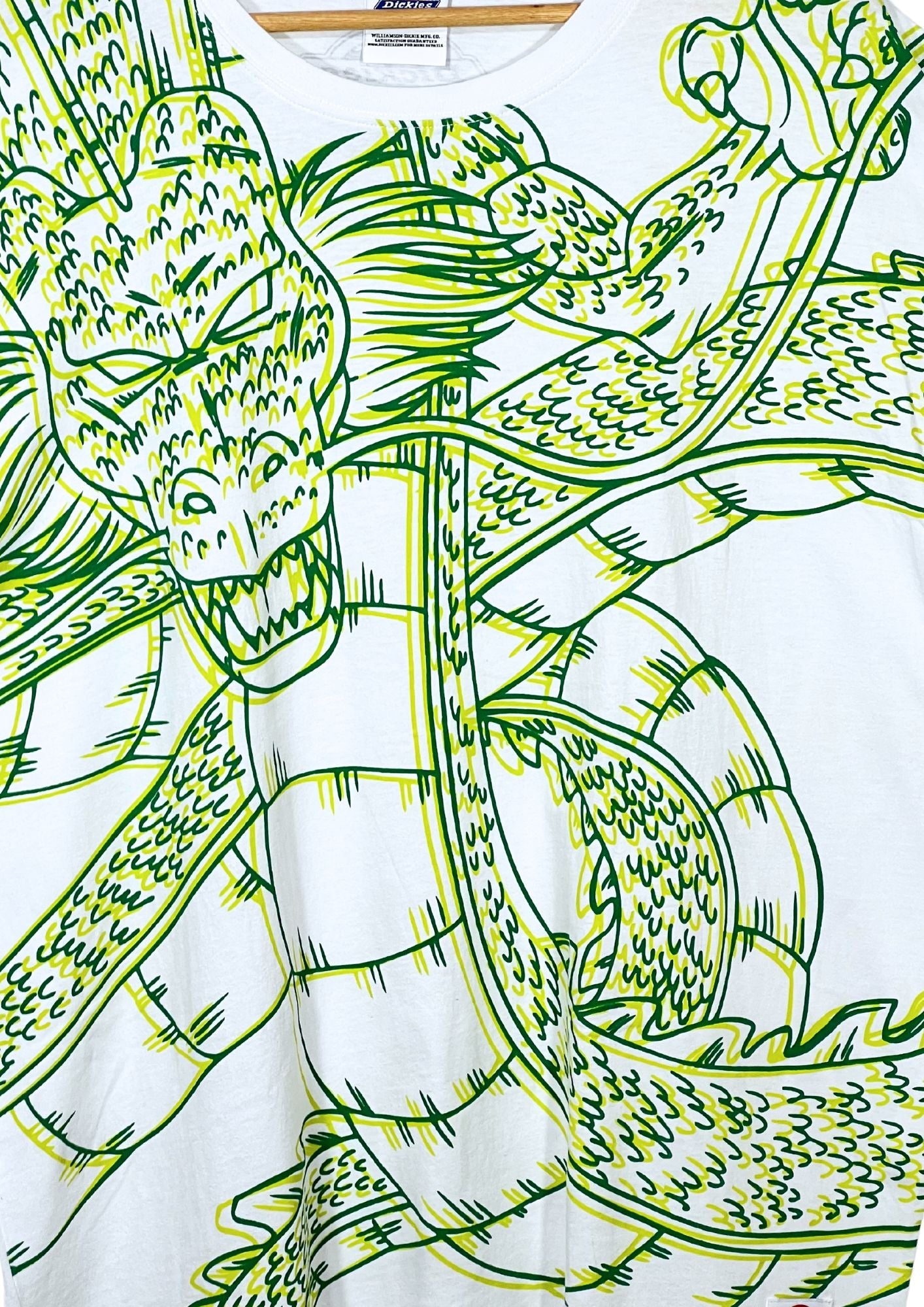 2018 Dragon Ball Z x Dickies 'Shenron' Overall Print T-shirt (L Oversize)
