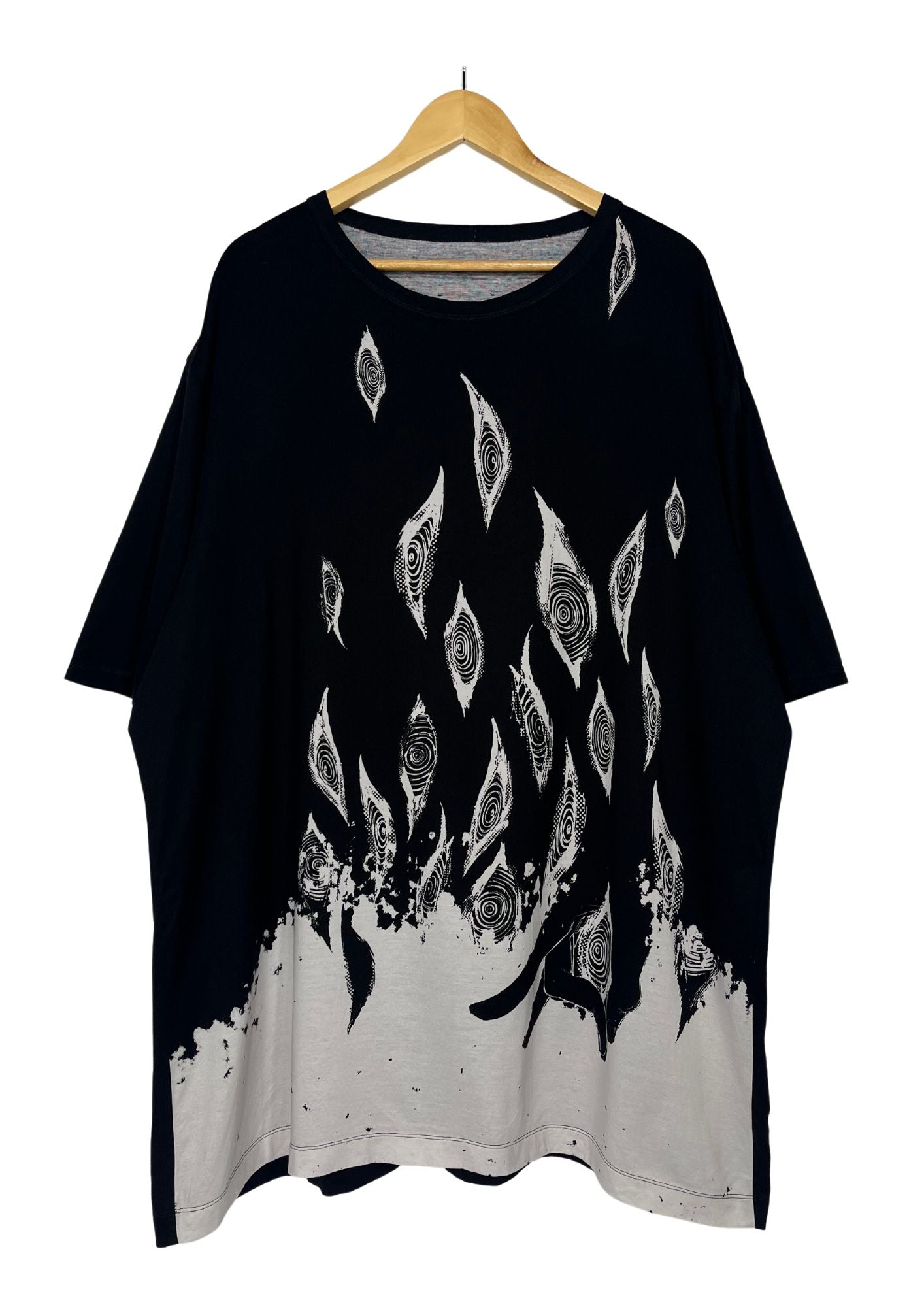 2022 Ground Y Yohji Yamamoto x Chainsaw Man Fox Devil Eyes Big T-shirt