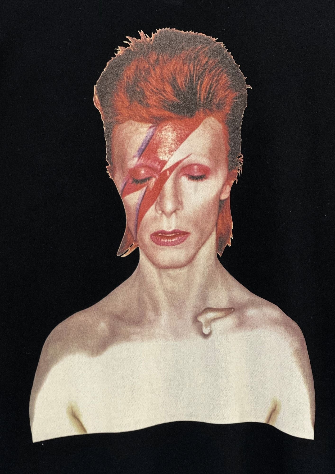 2010 HYSTERIC GLAMOUR THEE HYSTERICS XXX x David Bowie '1973' T-shirt (M)