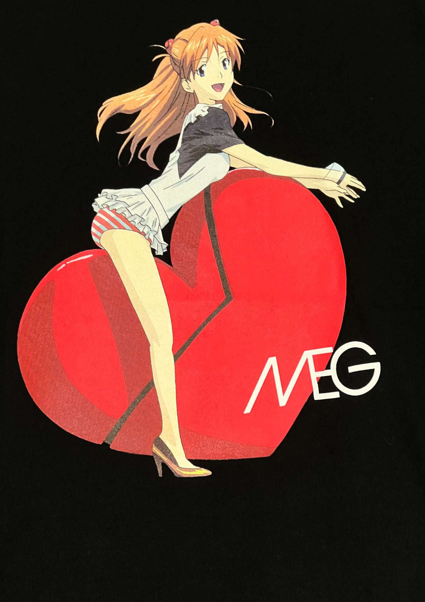 2010s Deadstock Neon Genesis Evangelion x MEG ‘Asuka’ T-shirt (XS)