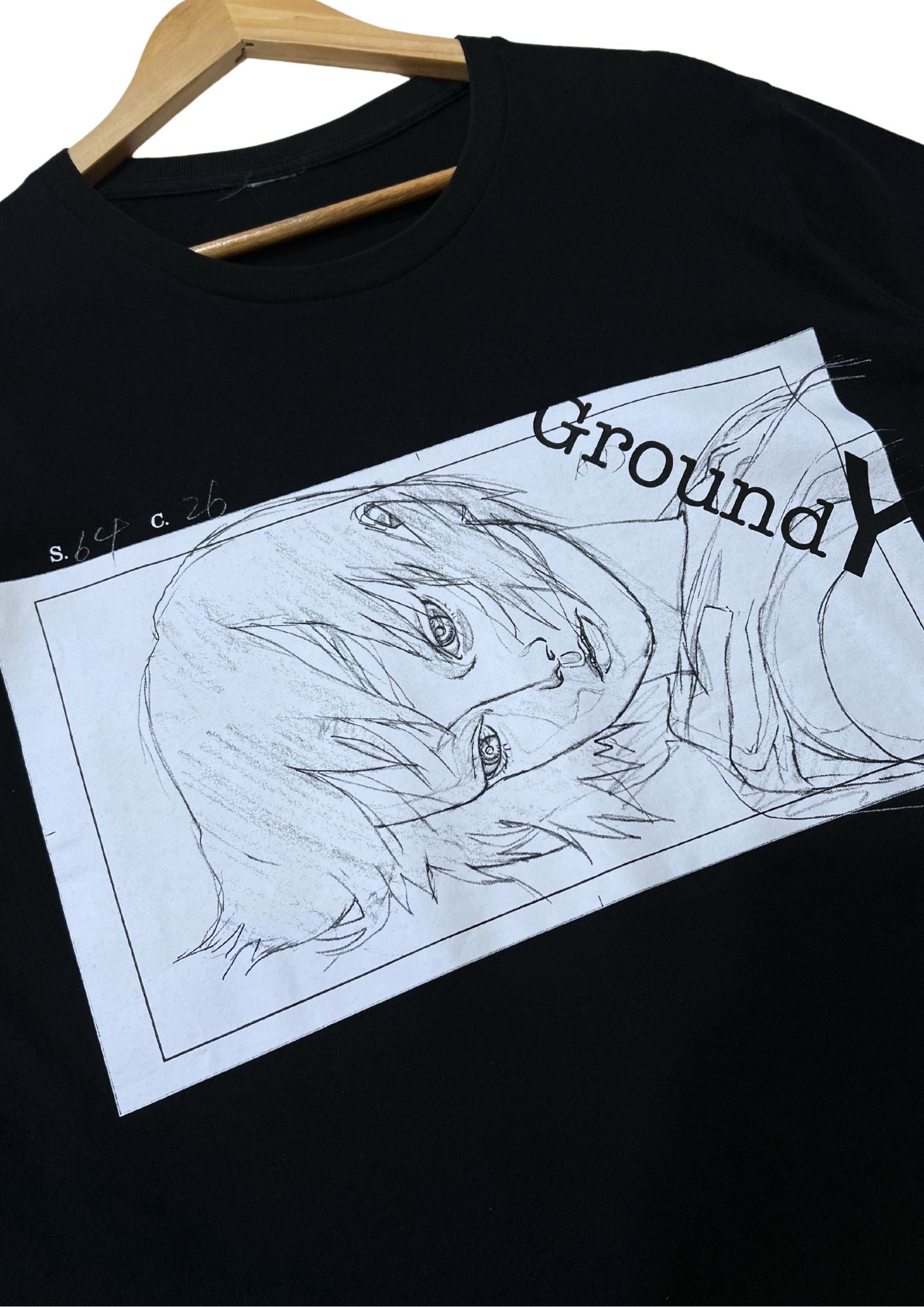 2019 Ghost in the Shell 2: Innocence x Ground Y Yohji Yamamoto 'Motoko Kusanagi' T-shirt (L-M)