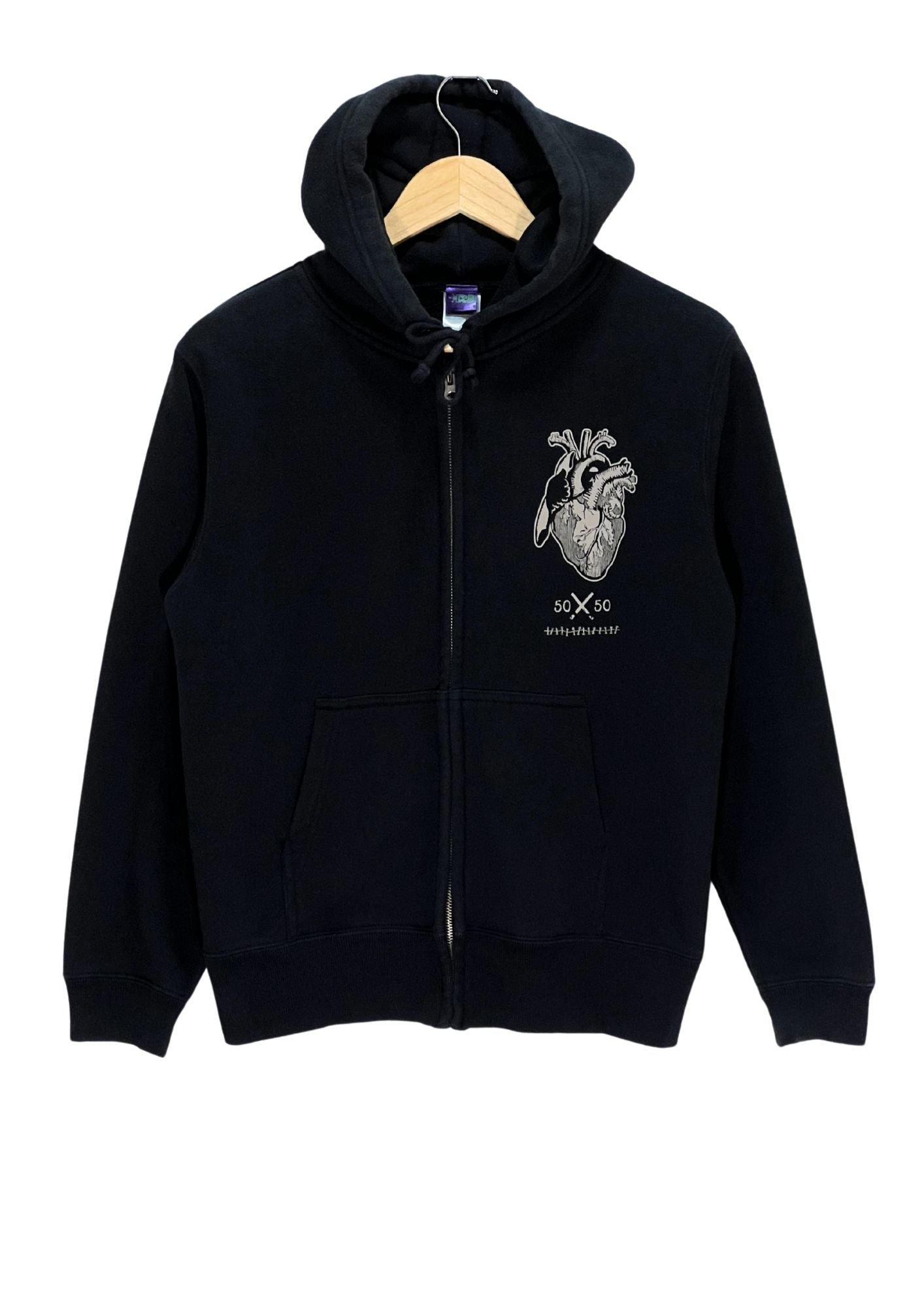 2010s Dorohedoro x MHz 'Half n Half Wizard' Zip-Up Hoodie (S)