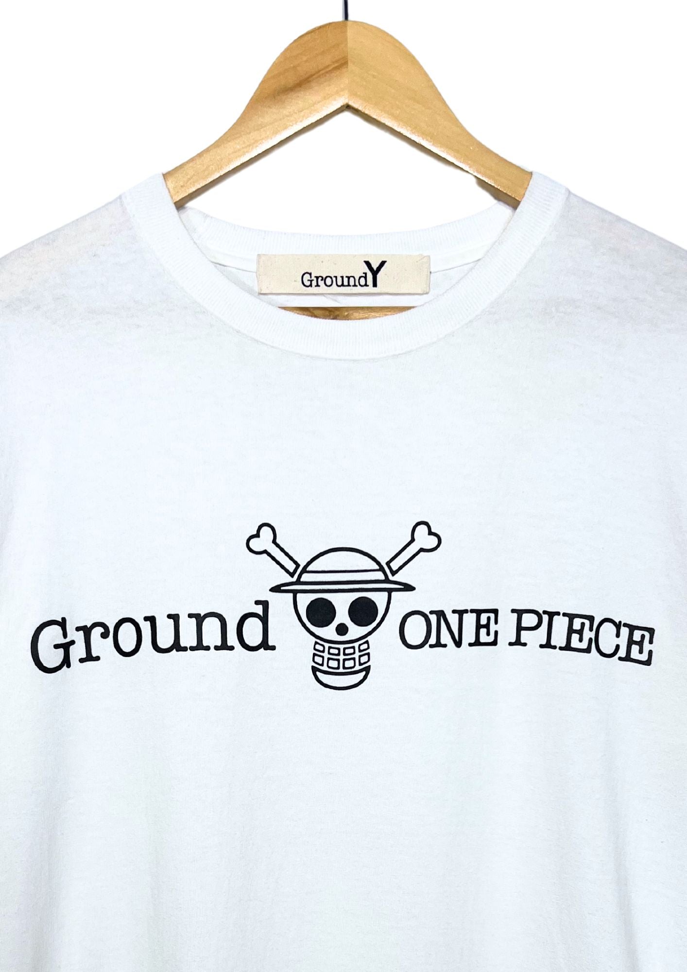 2019 One piece x Ground Y Yohji Yamamoto Logo T-shirt
