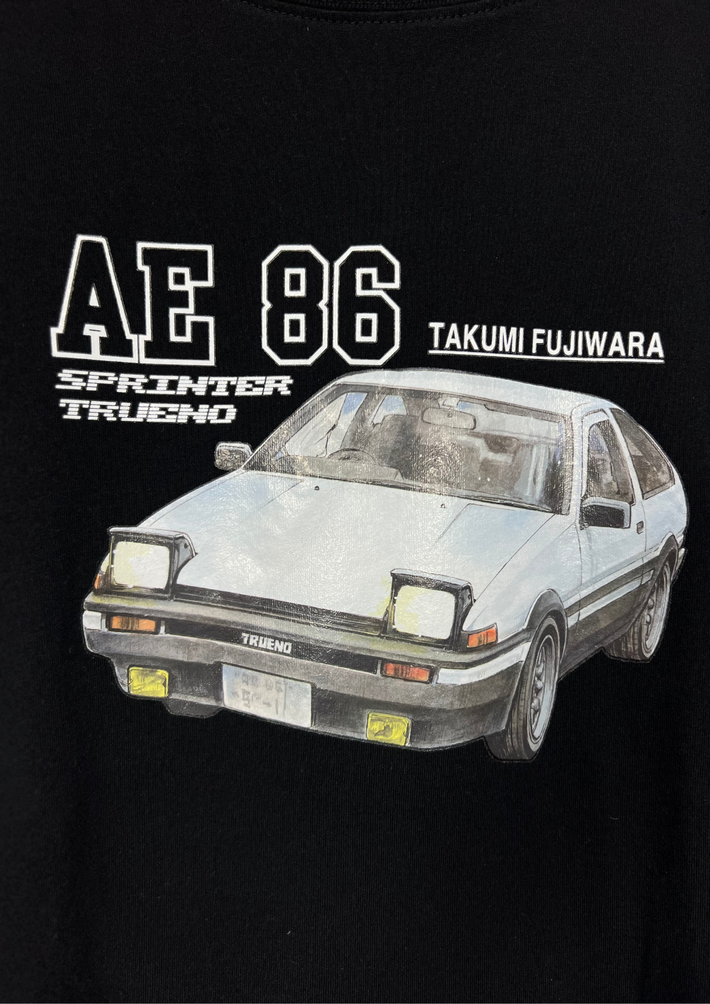 Initial D x AVAIL AE 86 T-shirt