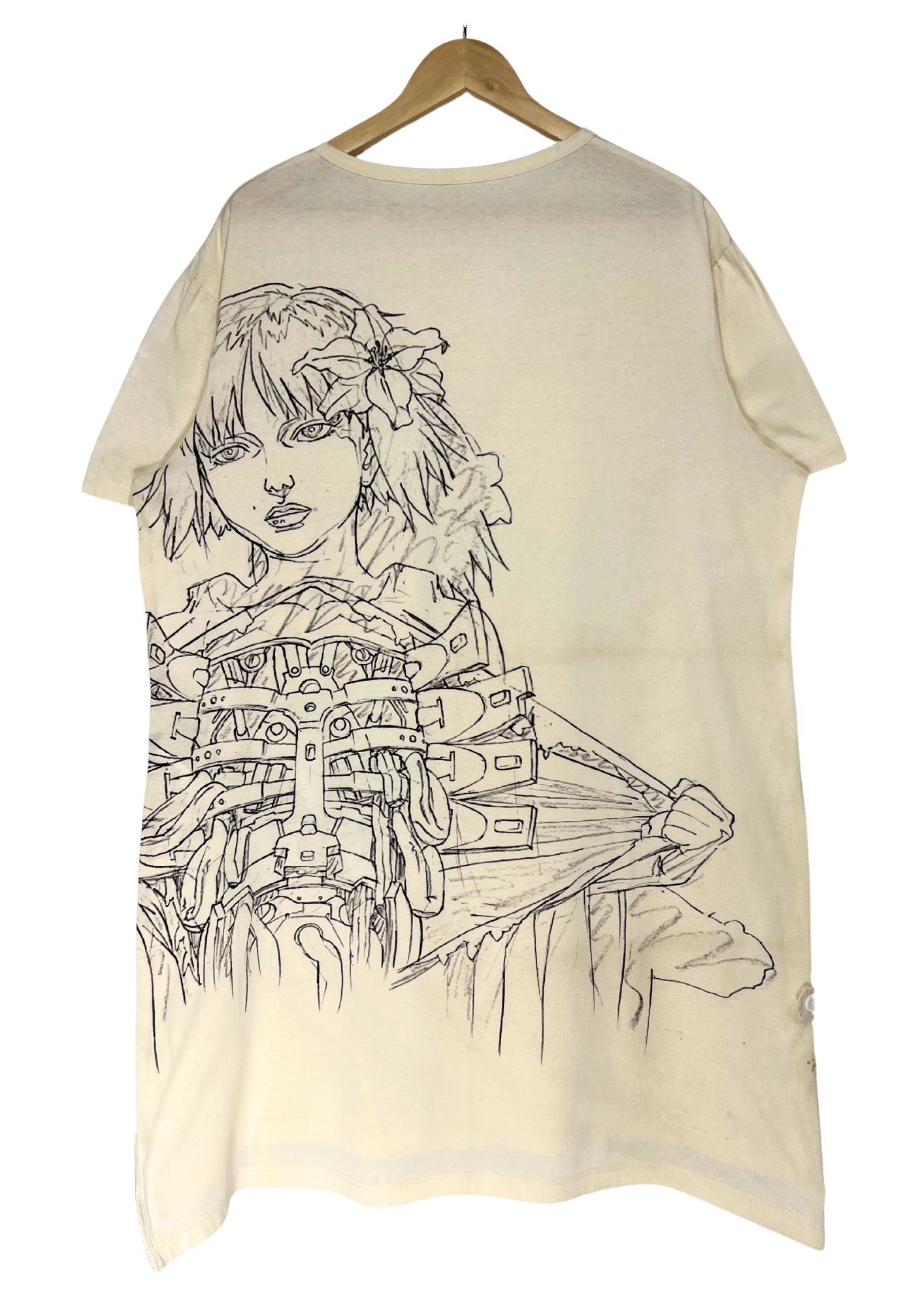2019 Ground Y Yohji Yamamoto x Ghost in the Shell Innocence Cut Sew