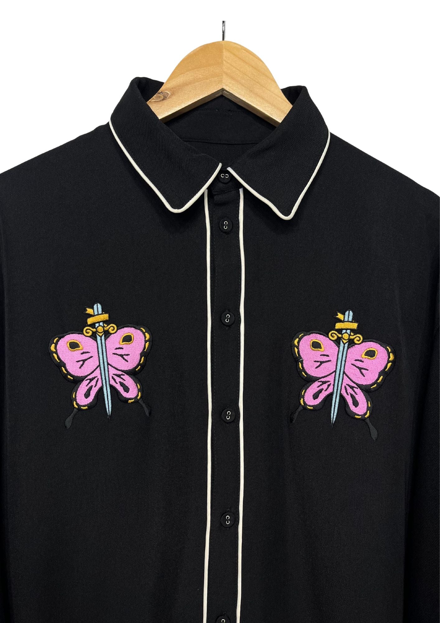 Jojo's Bizarre Adventure x Jouetie Stone Ocean Back Lace-Up Long Sleeve Shirt