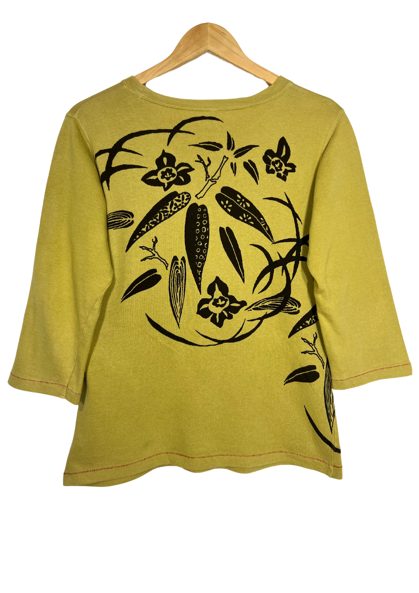 CHIKIRIYA 'Crescent Moon and Rabbit' 3/4 Sleeve Shirts