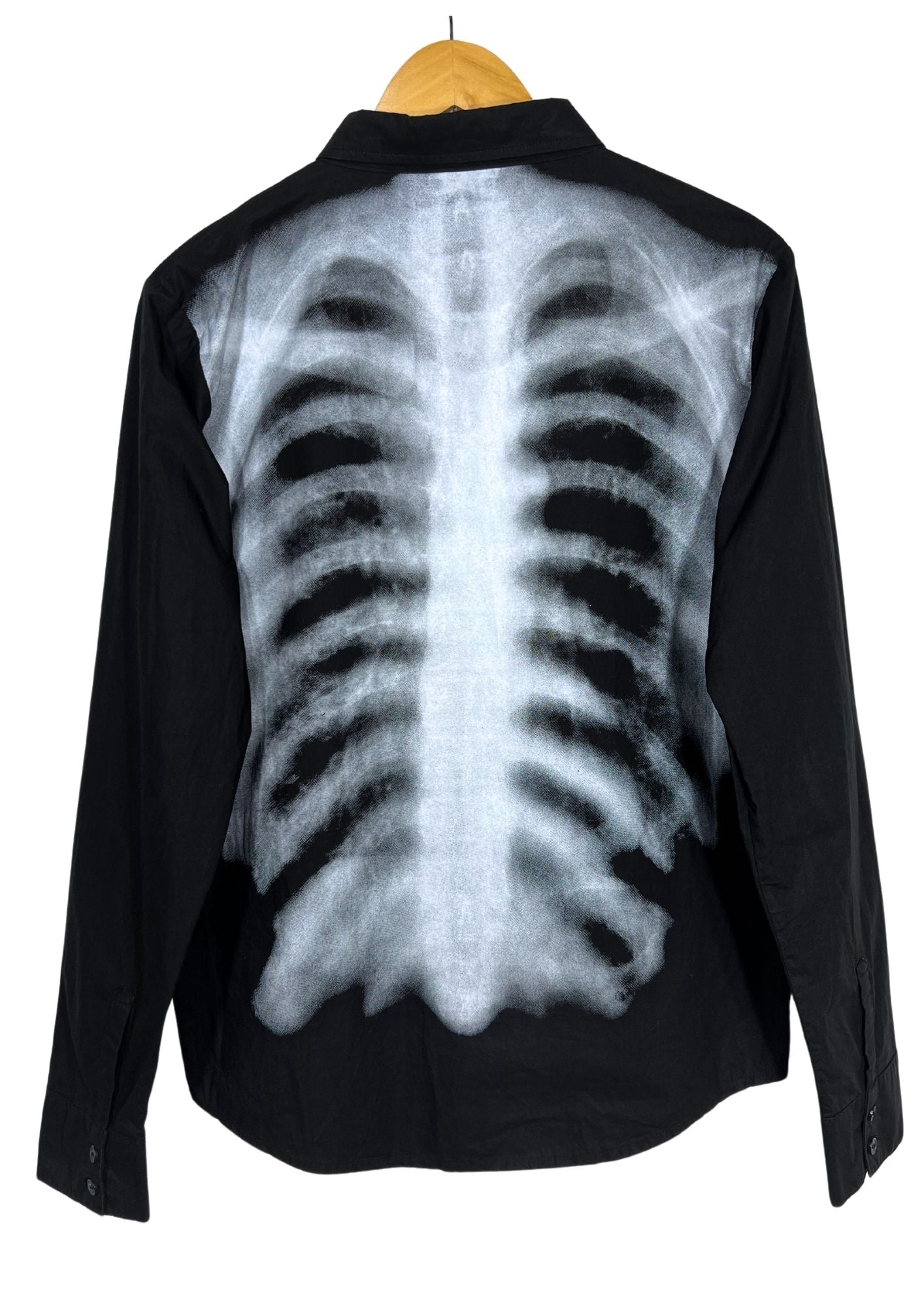 2000s Vintage GLAD NEWS 'Rib Bones' Button up Shirts (Ladies M)