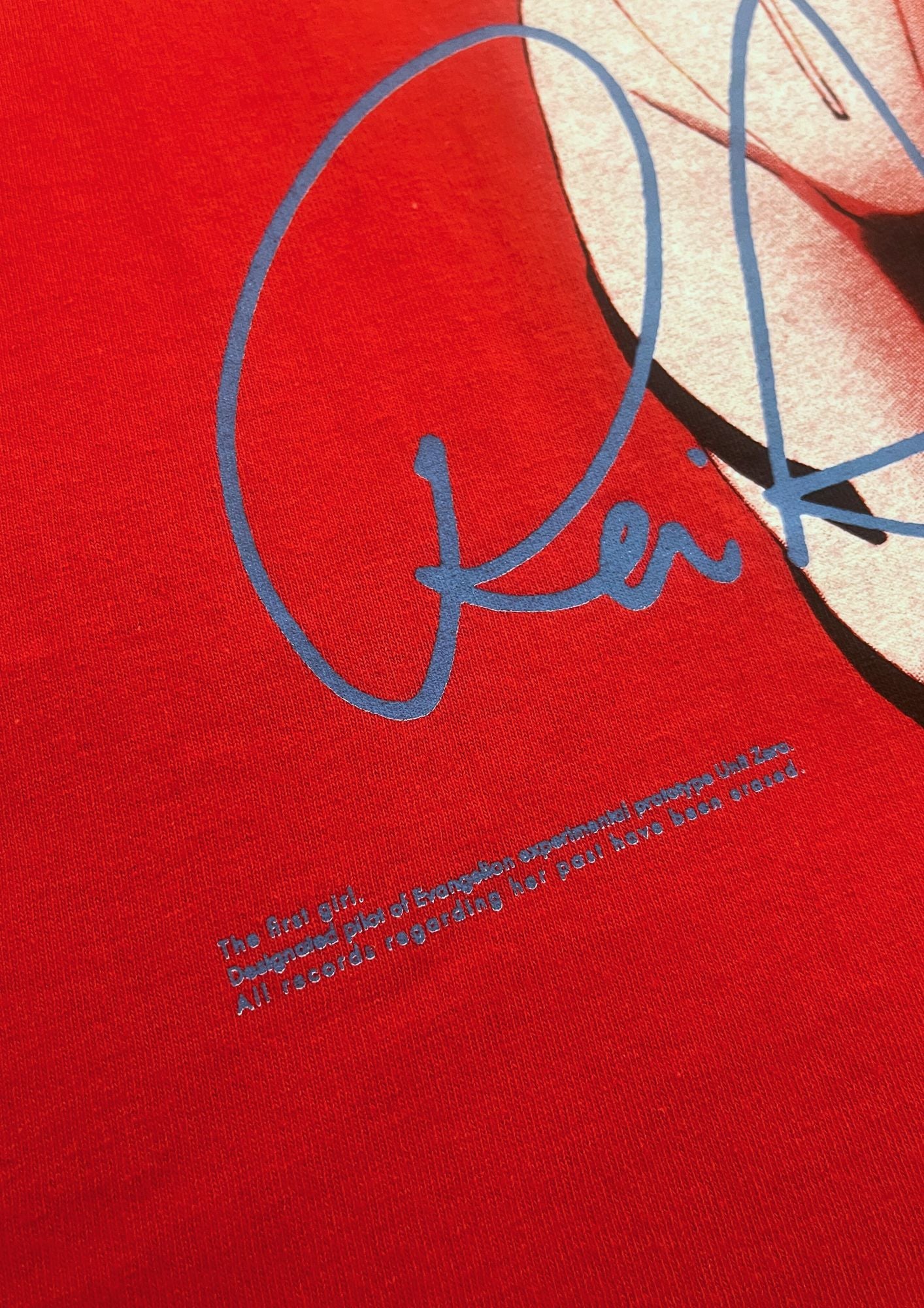 2020 Neon Genesis Evangelion x FLAGSTUFF Rei Ayanami T-shirt