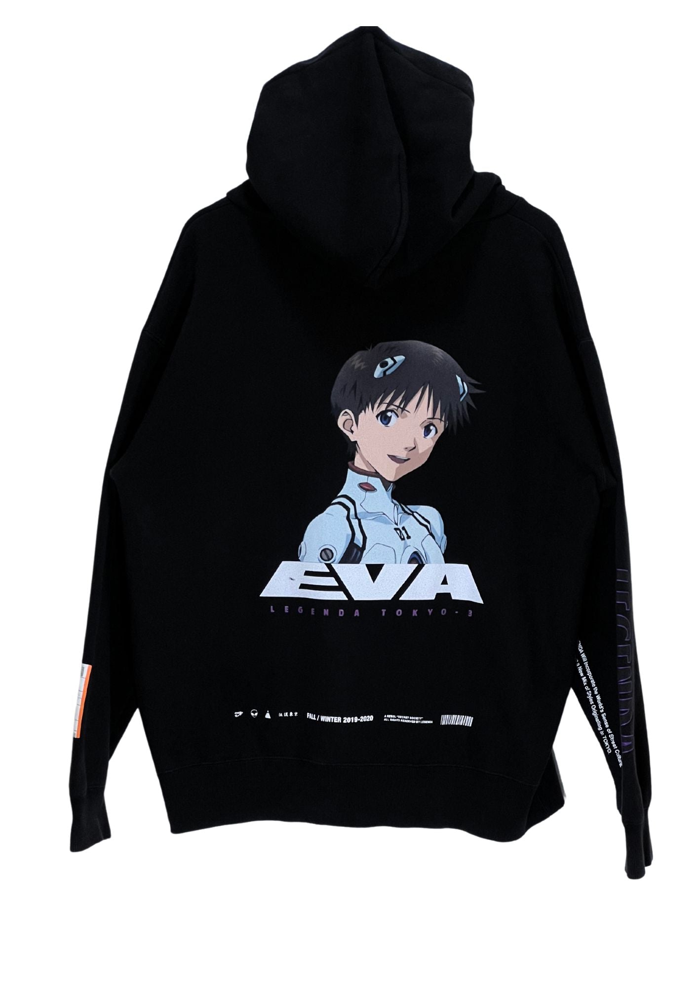 2019 Neon Genesis Evangelion x LEGENDA TOKYO 'Shinji' Hoodie (M Oversize)