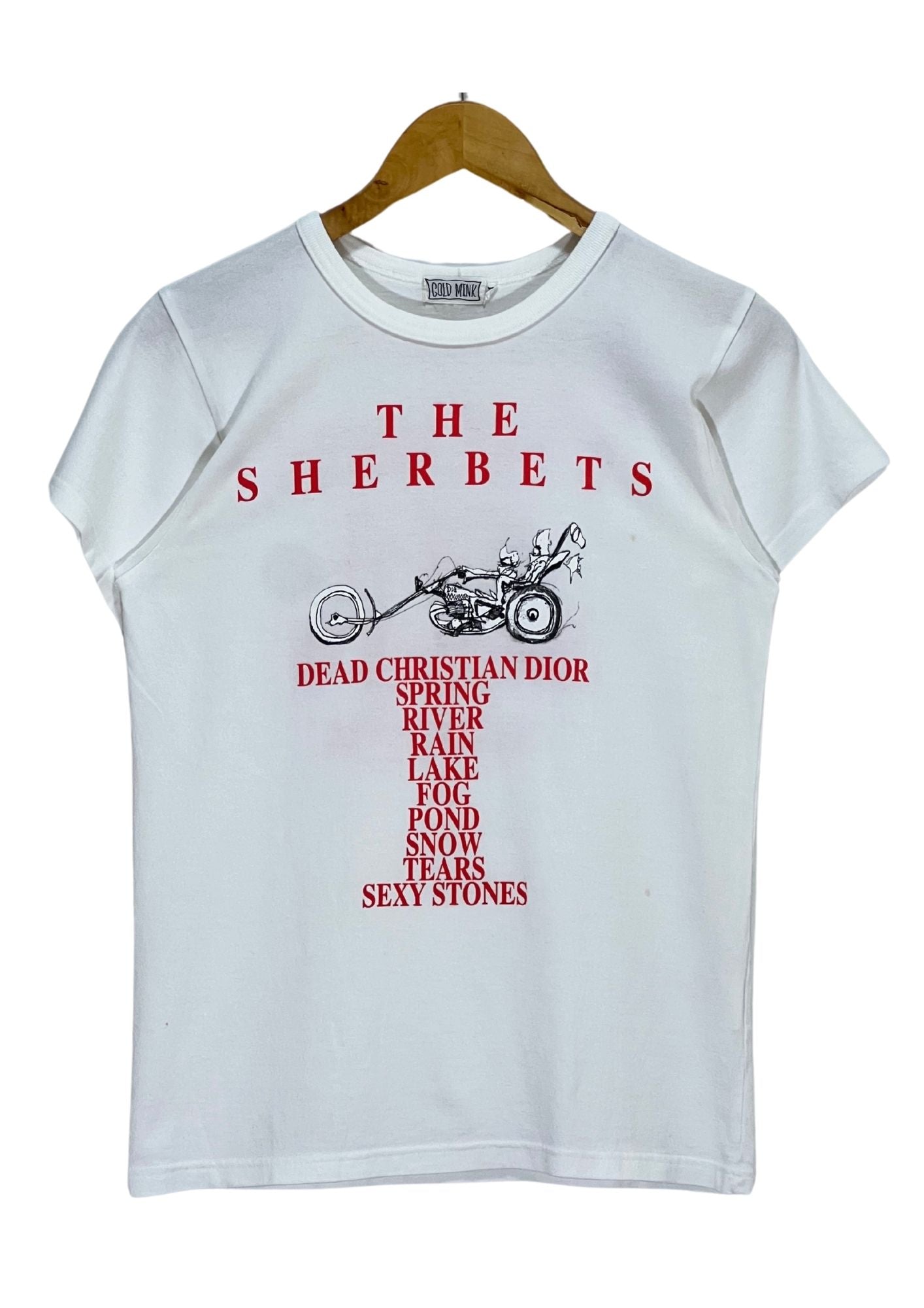 2001 THE SHERBETS 'Vietnam 1964' Japanese Band T-shirt (S)