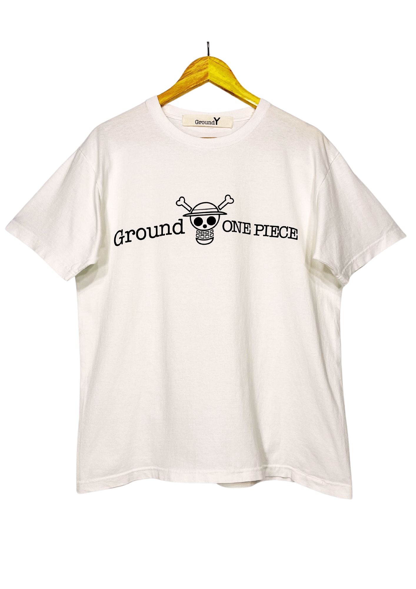 2019 One piece x Ground Y Yohji Yamamoto Logo T-shirt