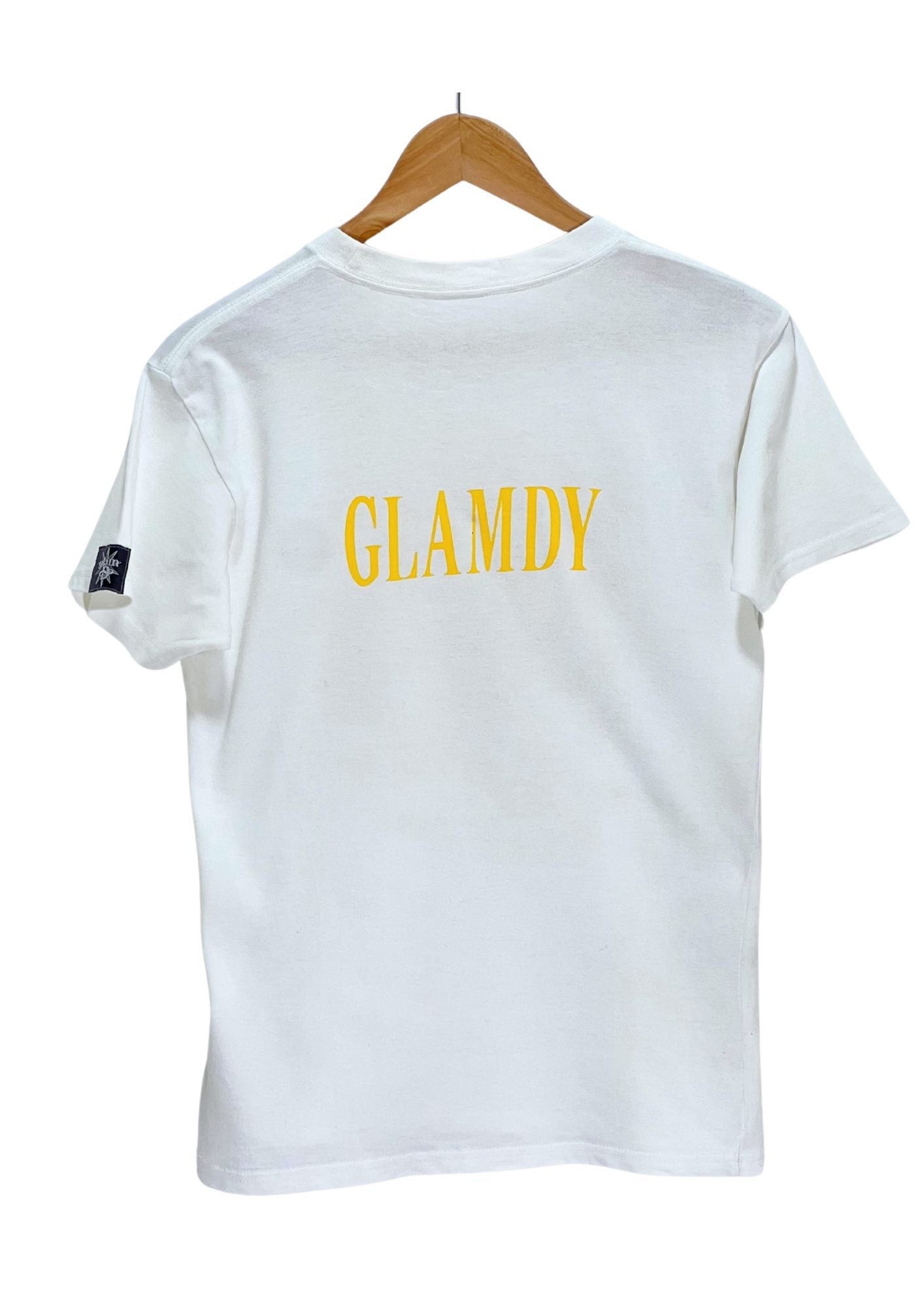 2000s GLAMDY 'Buddha Heads' T-shirt (Ladies M)