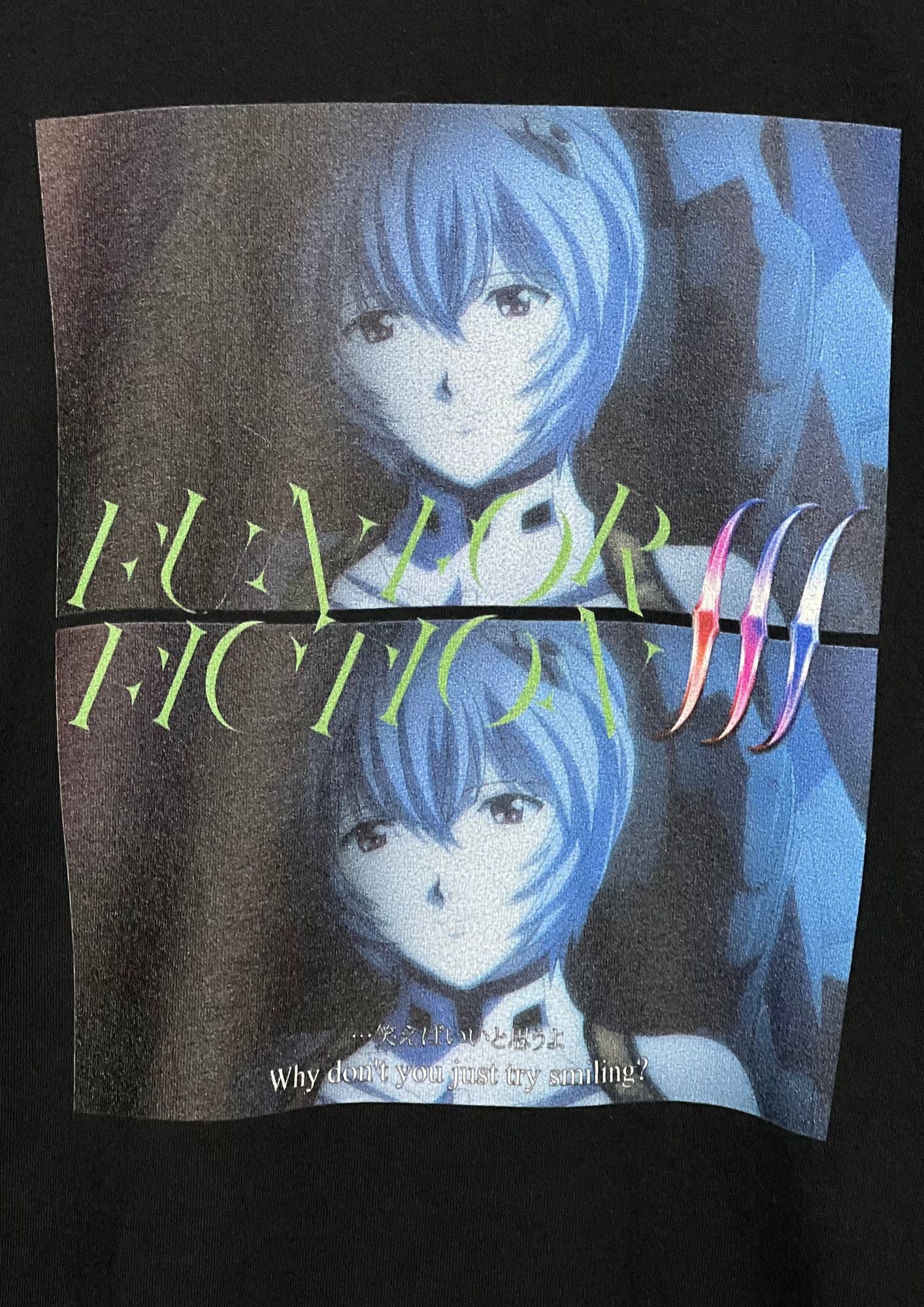2020 Neon Genesis Evangelion x RADIO EVA x Fun for Function x Not Conventional Rei Ayanami L/S Shirts