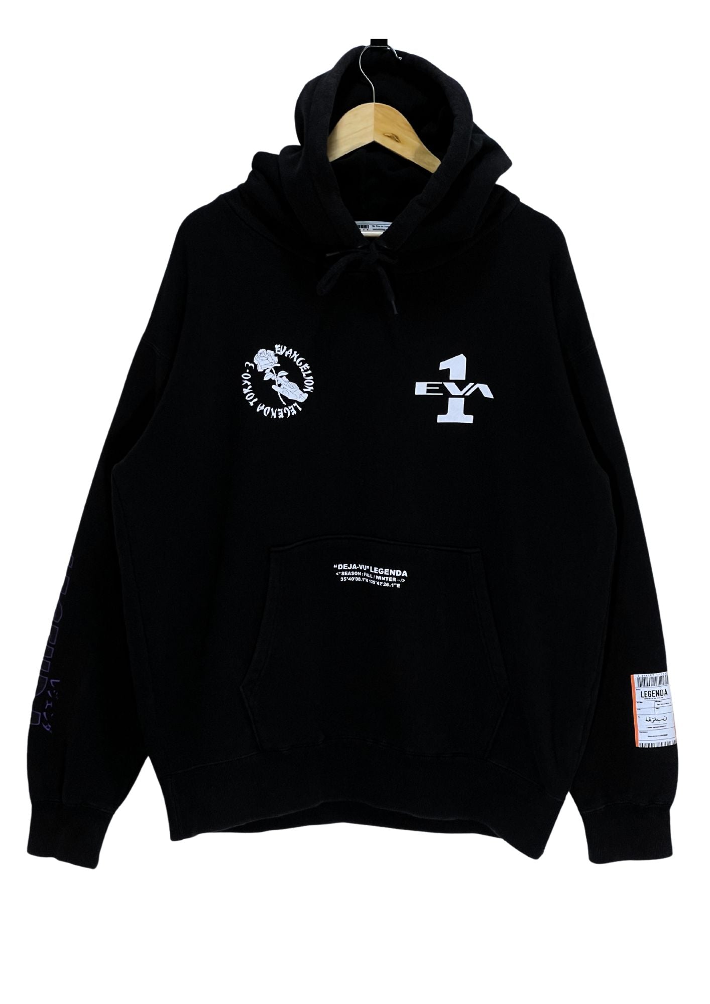 2019 Neon Genesis Evangelion x LEGENDA TOKYO 'Shinji' Hoodie (M Oversize)