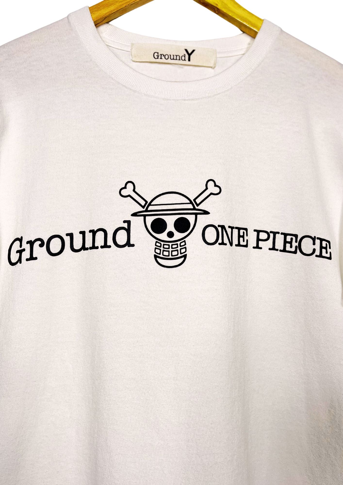 2019 One piece x Ground Y Yohji Yamamoto Logo T-shirt