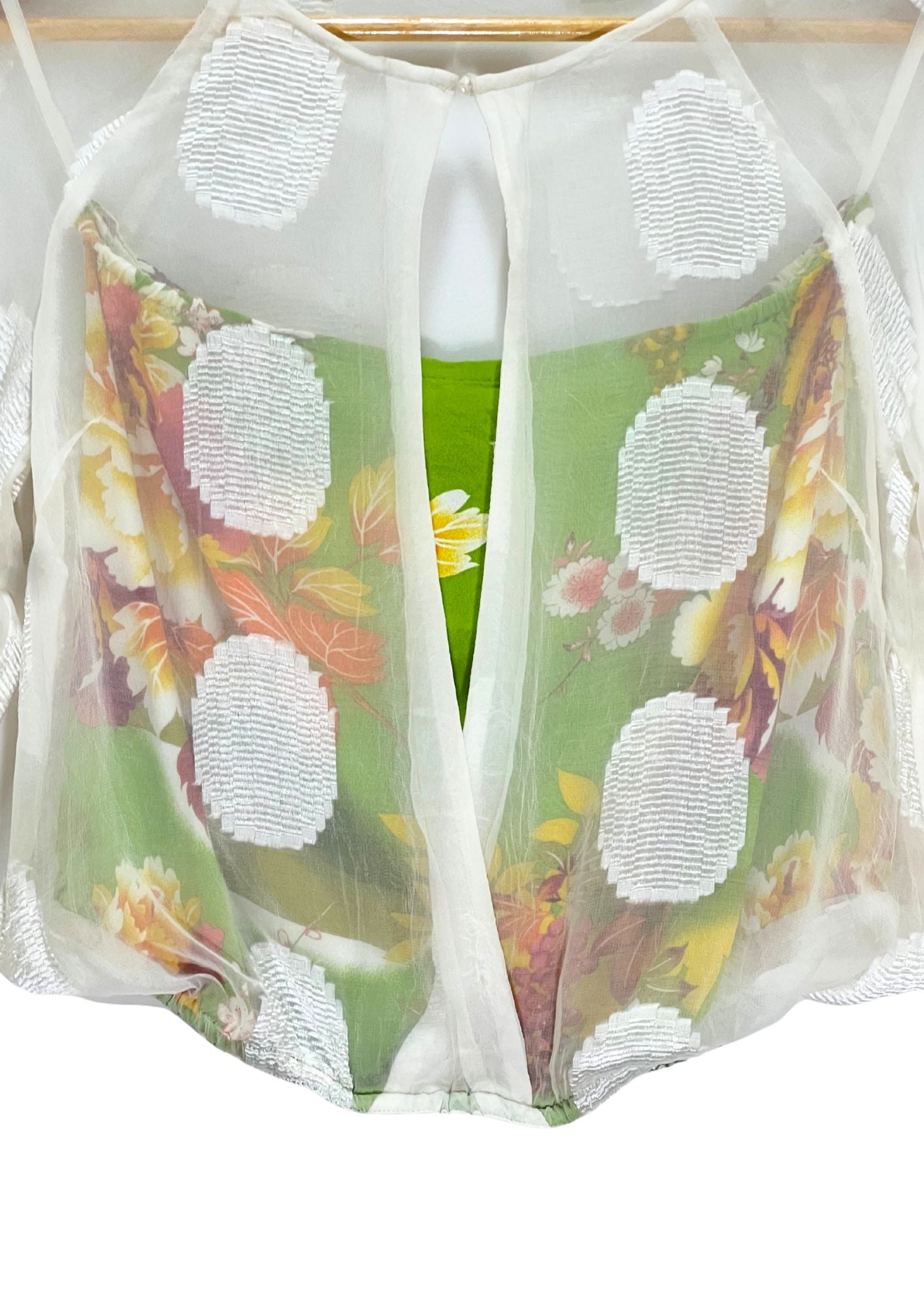 2000s GLAMDY Two Layer Sheer Top (Ladies M)