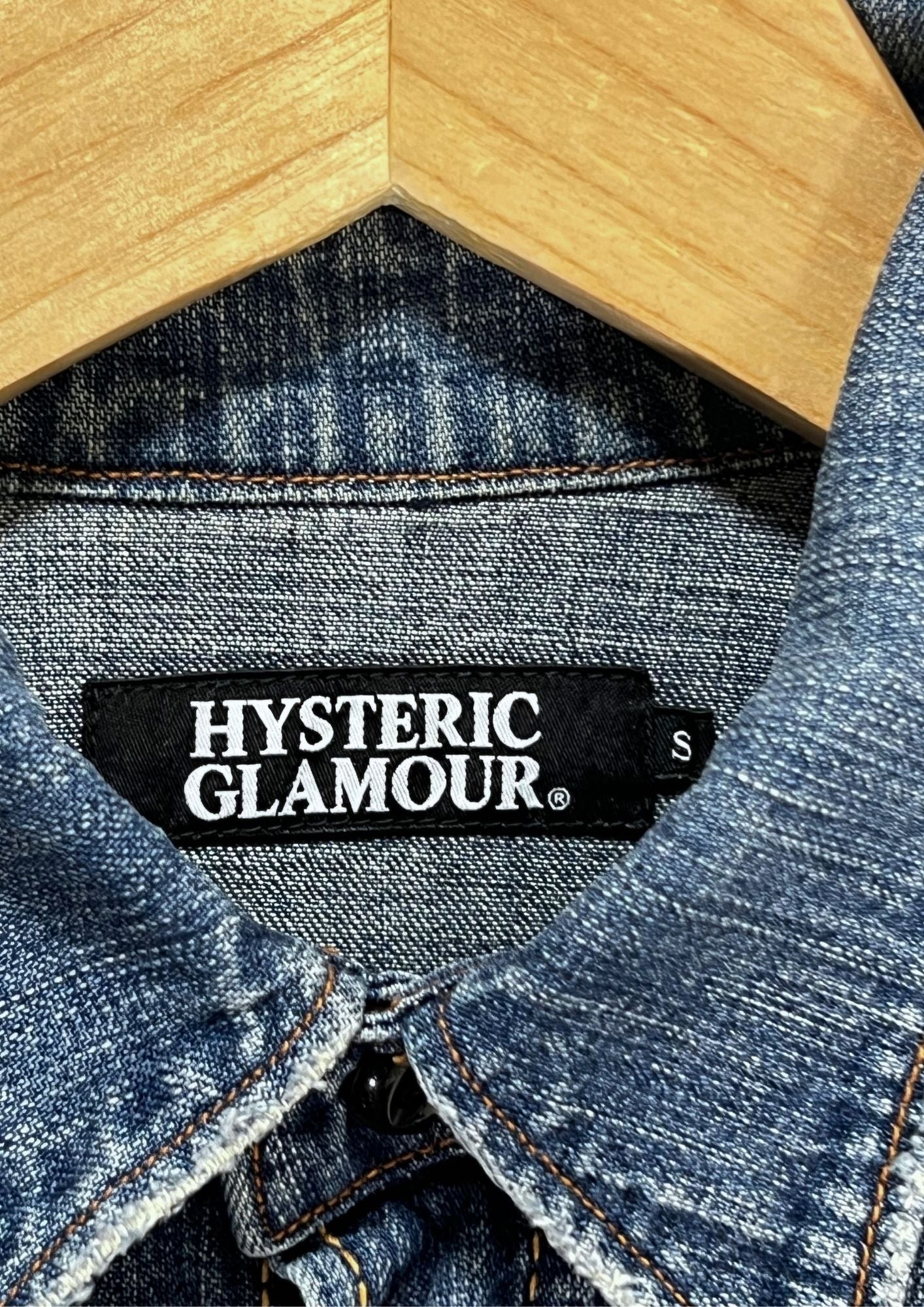2010 HYSTERIC GLAMOUR Studs Denim L/S Shirts (S)