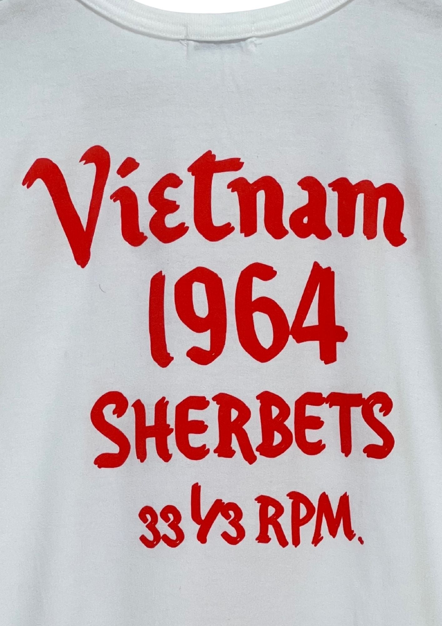 2001 THE SHERBETS 'Vietnam 1964' Japanese Band T-shirt (S)