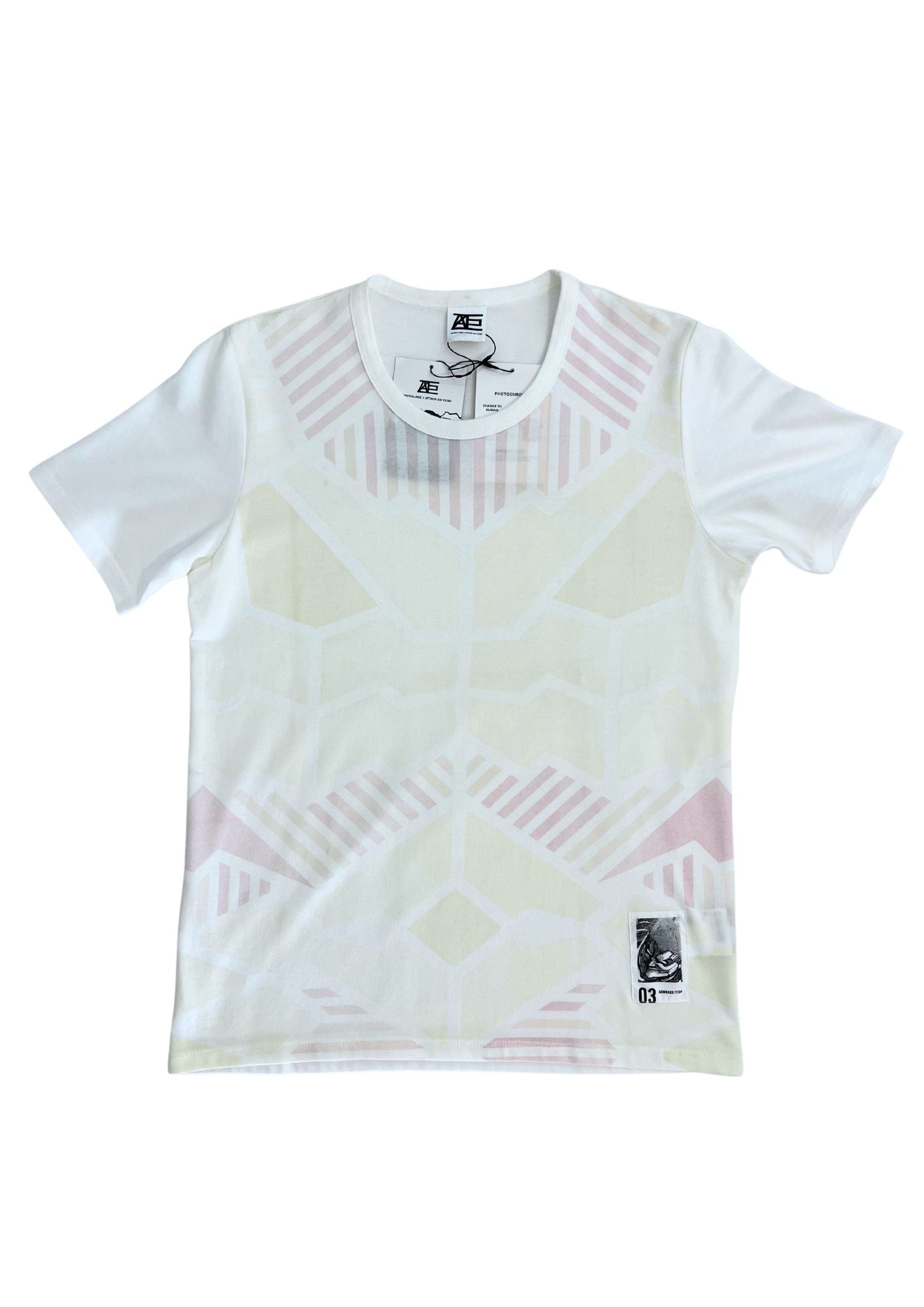 2015 Attack on Titan x ANREALGE Armored Titan 03 UV Print Changing Colour T-shirt
