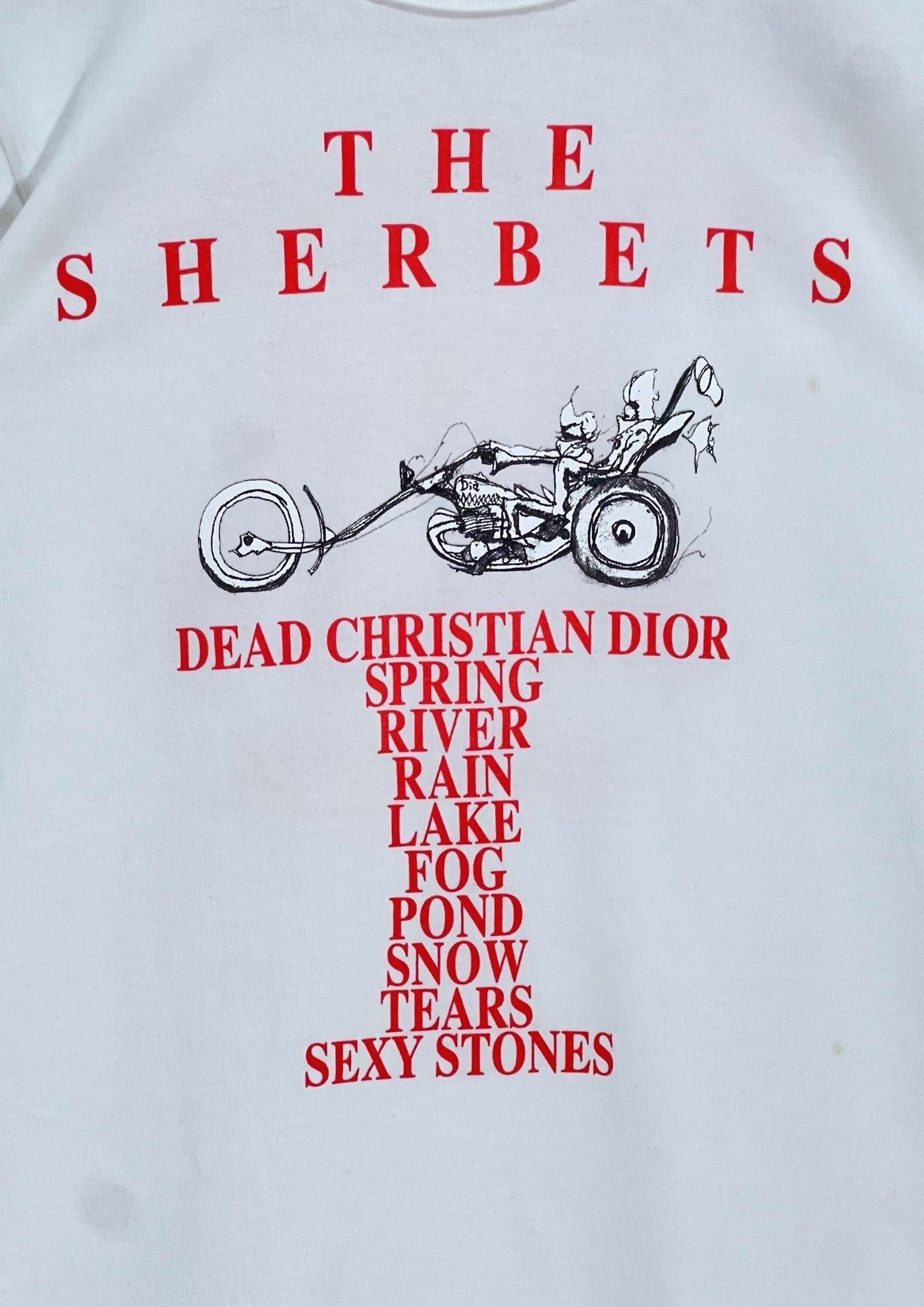 2001 THE SHERBETS 'Vietnam 1964' Japanese Band T-shirt (S)