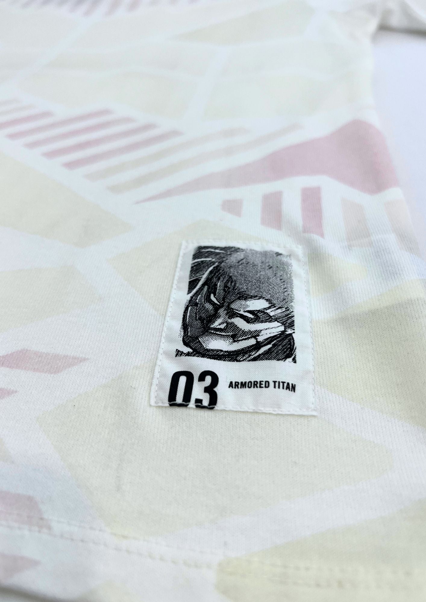 2015 Attack on Titan x ANREALGE Armored Titan 03 UV Print Changing Colour T-shirt