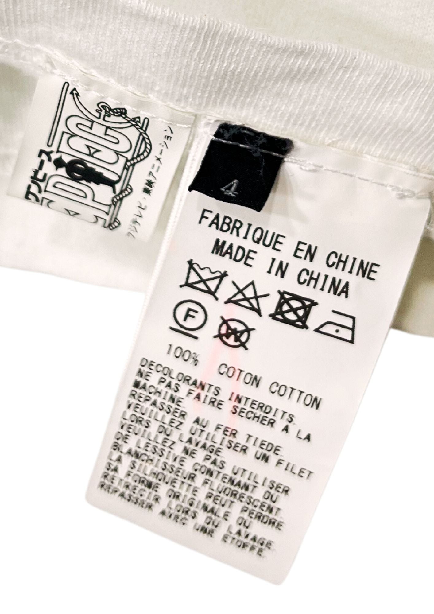 2019 One piece x Ground Y Yohji Yamamoto Logo T-shirt