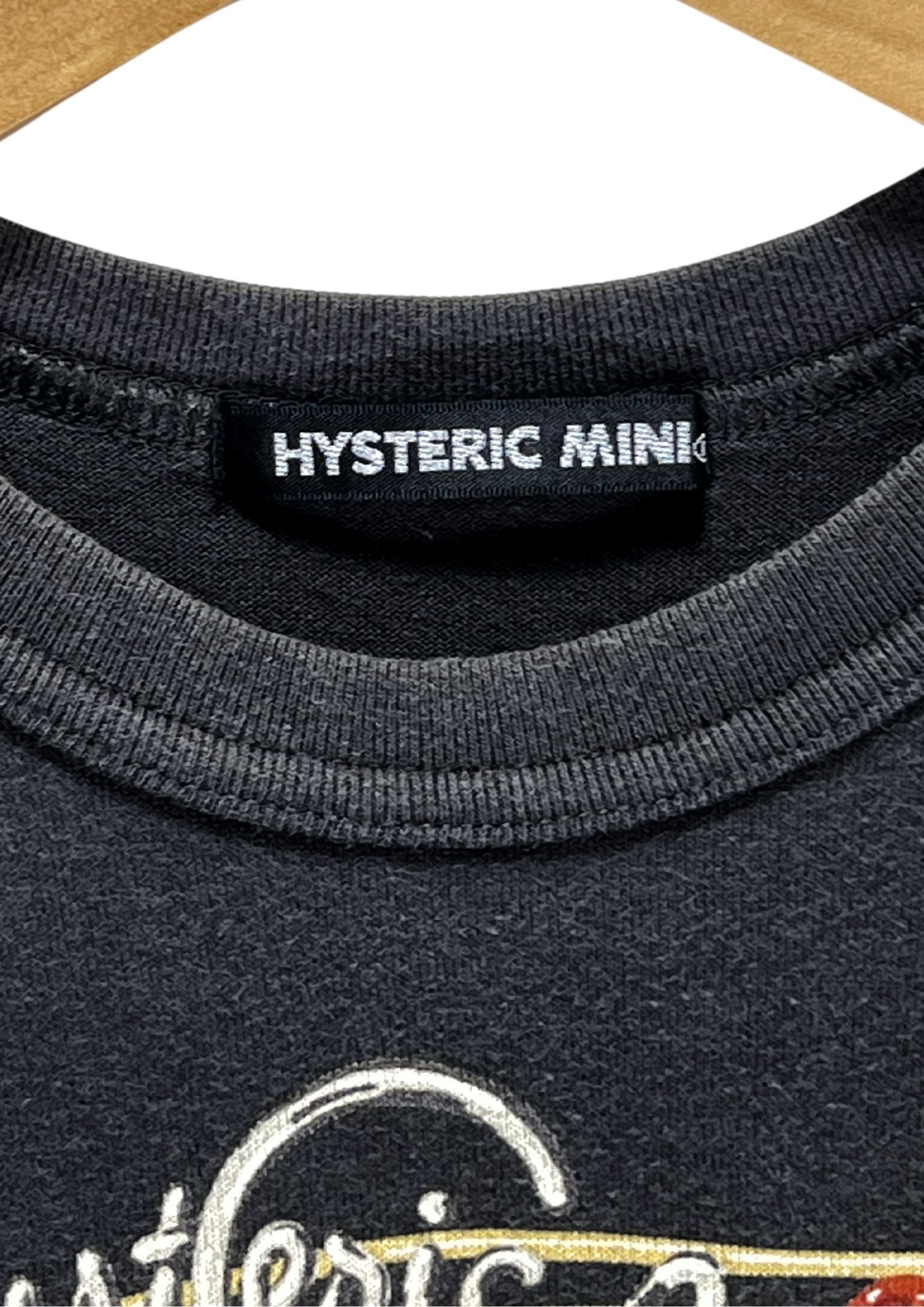 Y2K HYSTERIC MINI by HYSTERIC GLAMOUR 'Dinner Waitress' Baby Tee (Ladies S-M)
