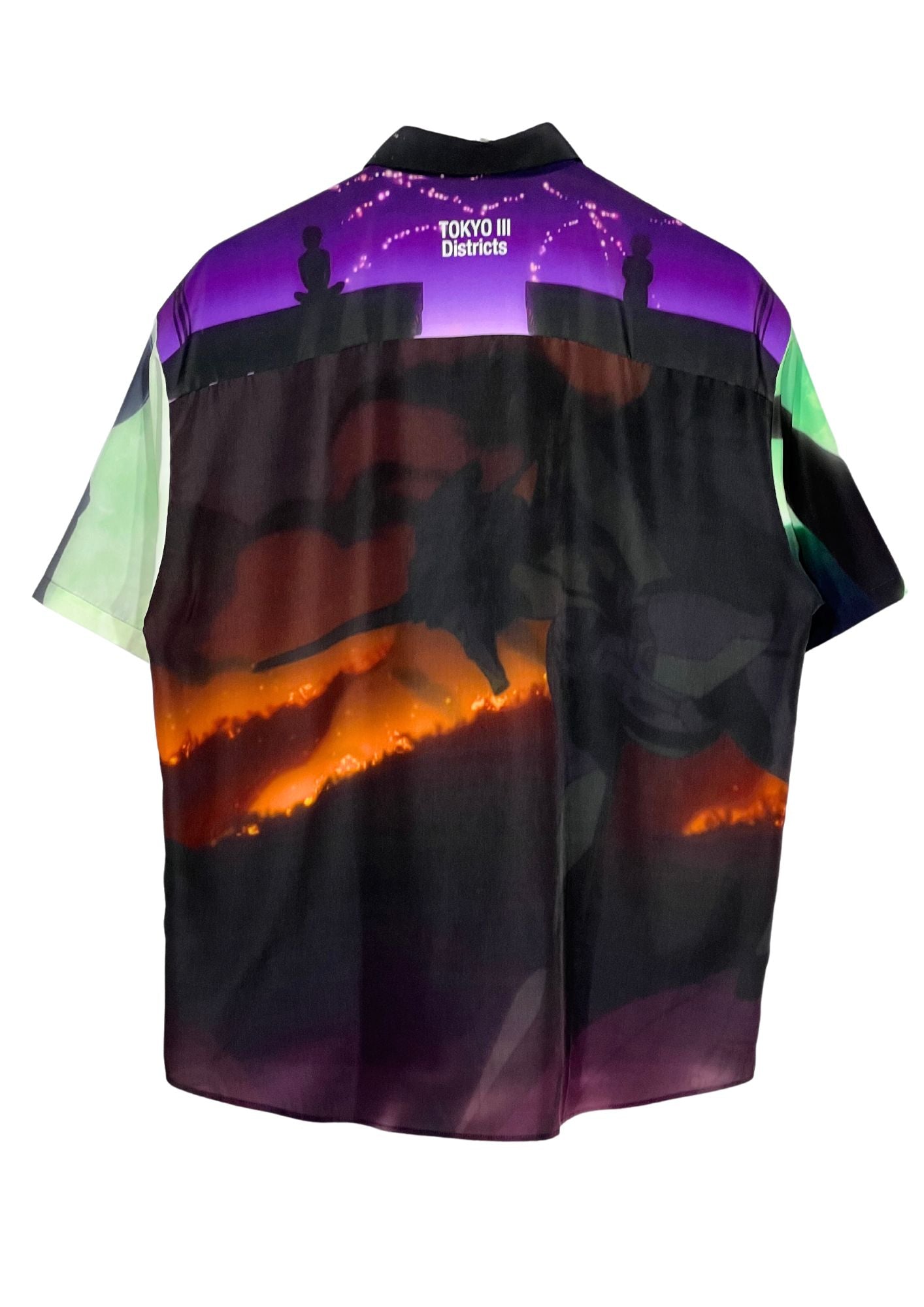 2020 Neon Genesis Evangelion x tk Takeo Kikuchi Tokyo III District Button-Up S/S Shirts