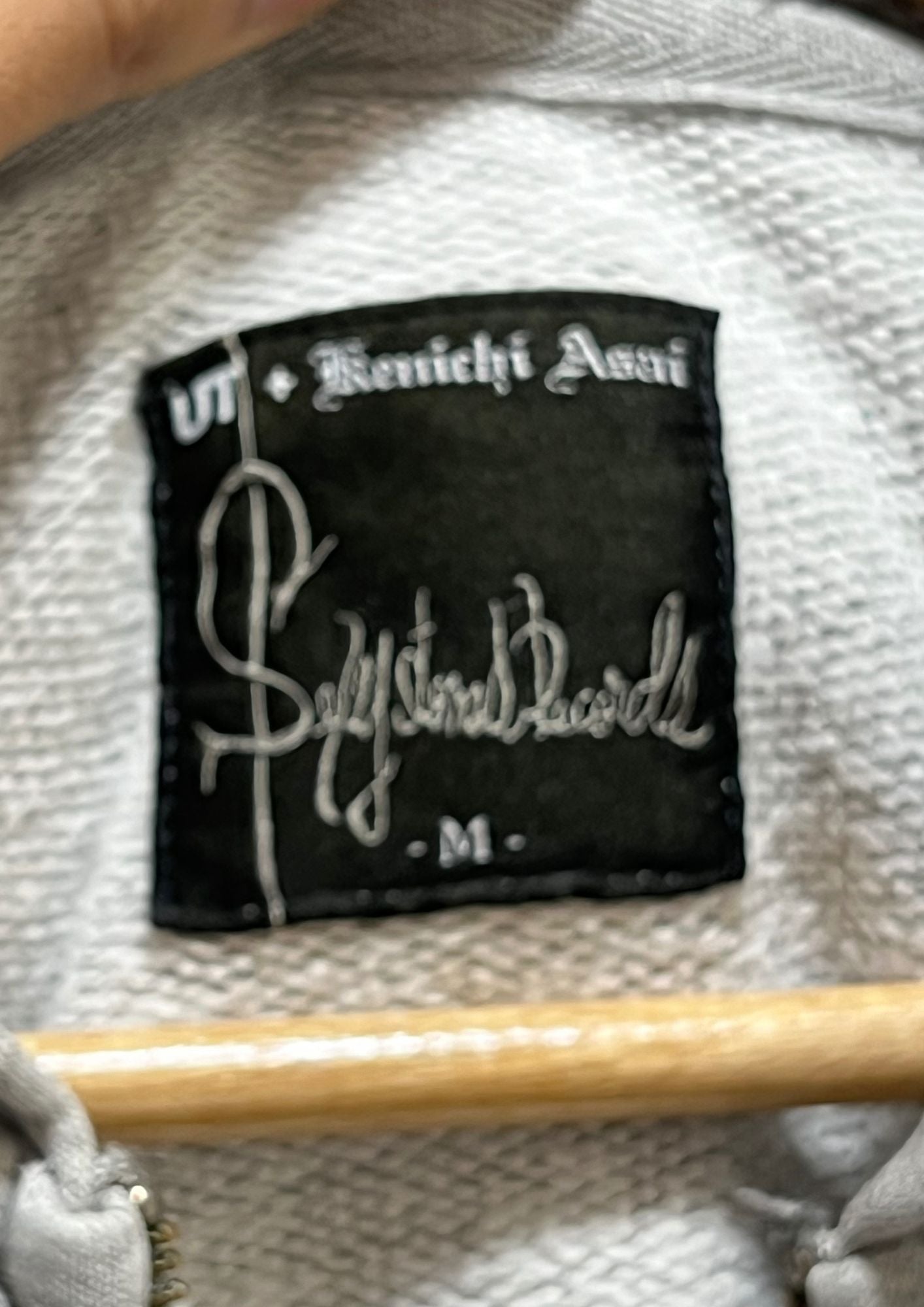 2009 KENICHI ASAI x UT 'Gasoline' Japanese Band Zip-Up Hoodie (S-M)
